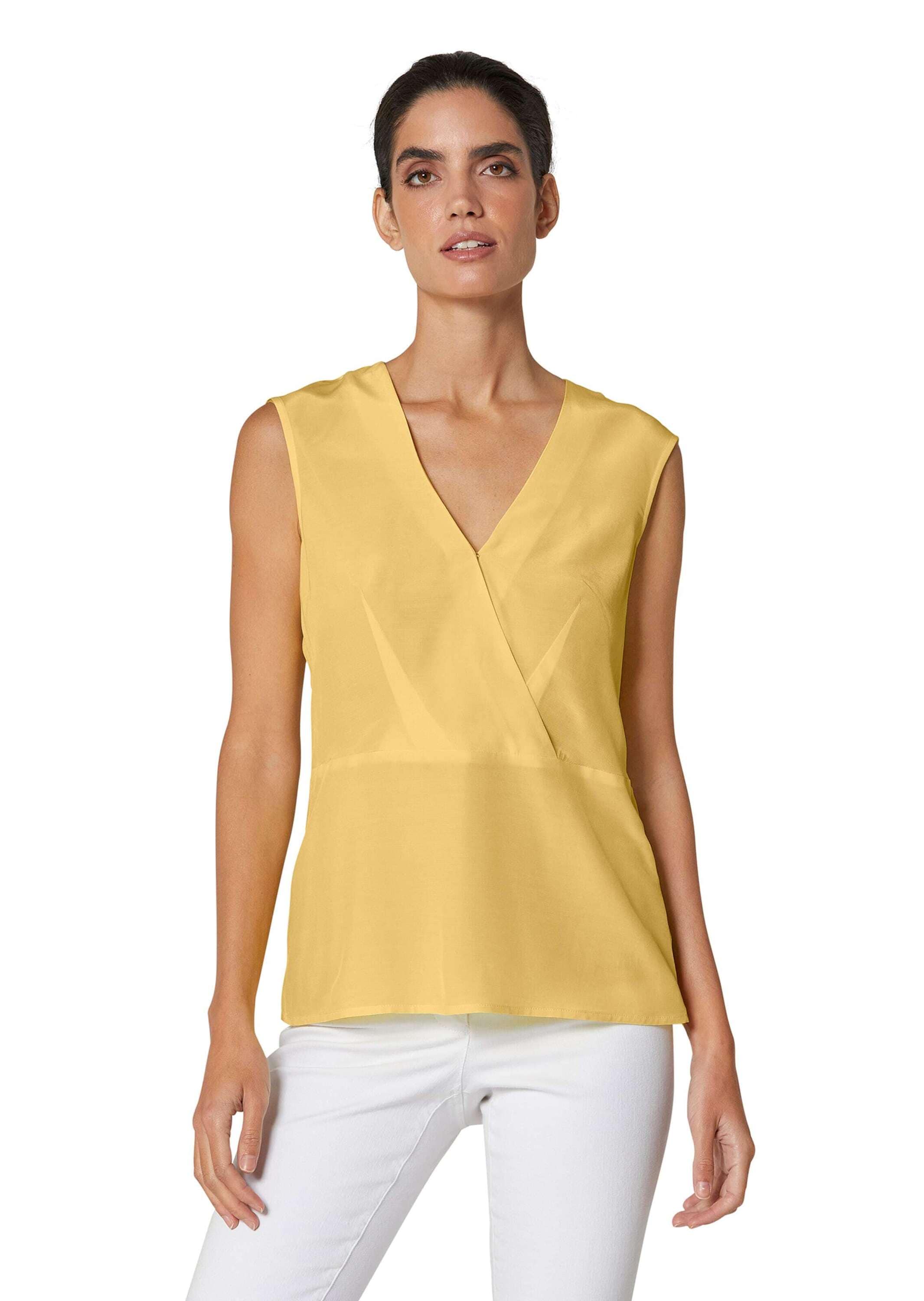 MADELEINE Blusentop »Bluse Bluse mit Schößchen«