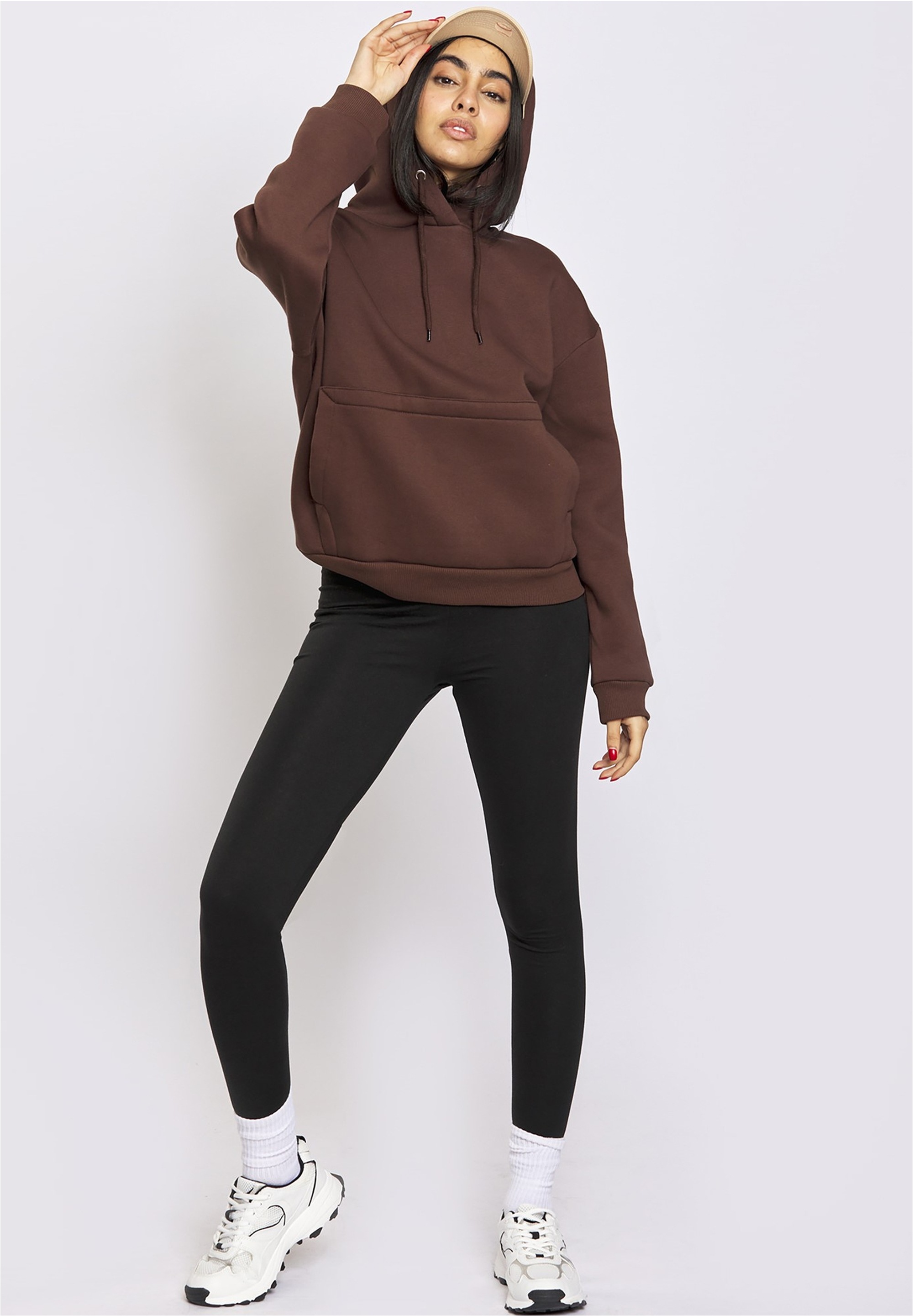 freshlions Kapuzensweatshirt »Balina«, (1 tlg.), mit elastischen Bündchen