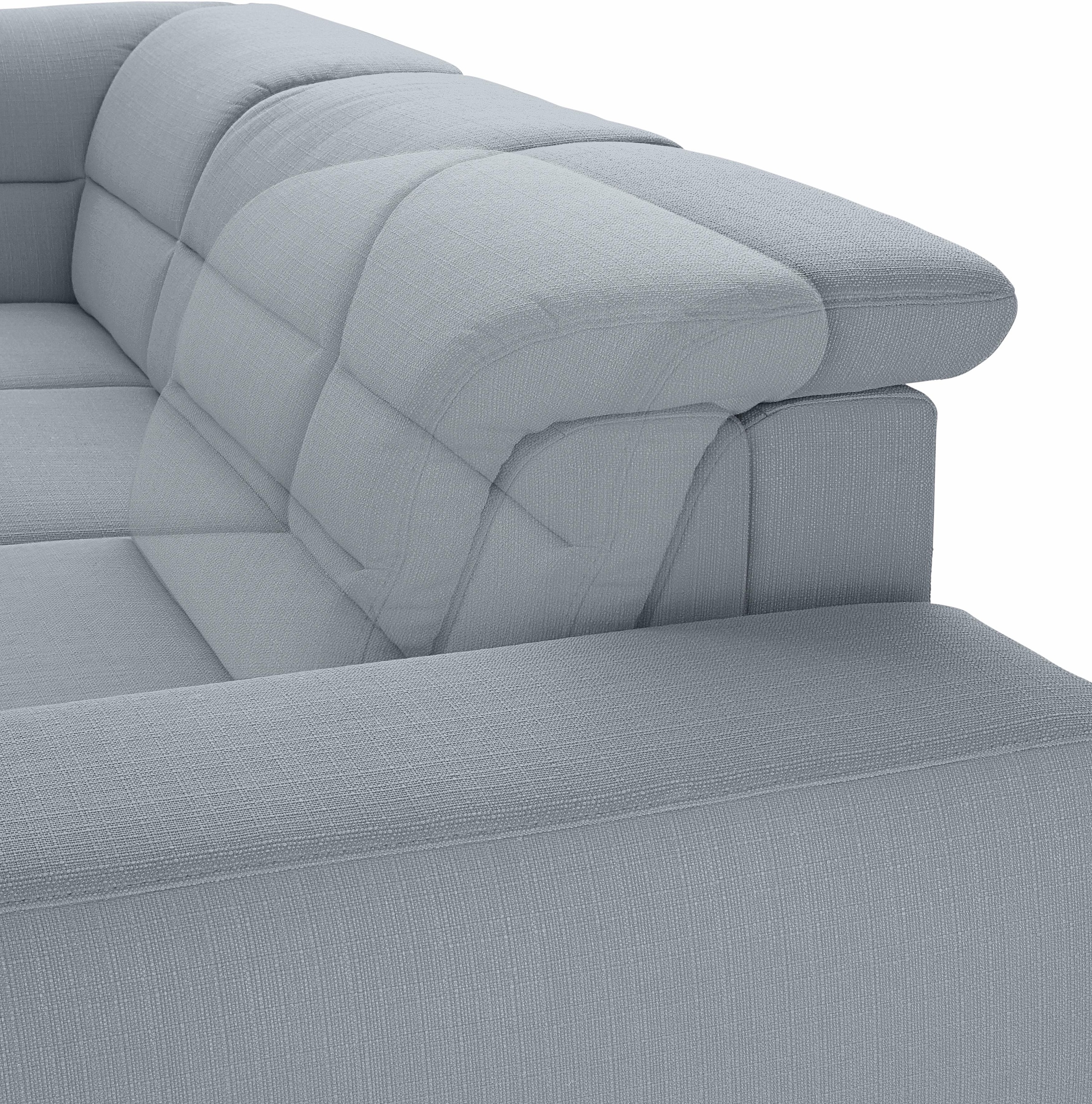 sit&more Ecksofa »Mariola L-Form«, mit Federkern und Ottomane, inklusive Sitztiefenverstellung