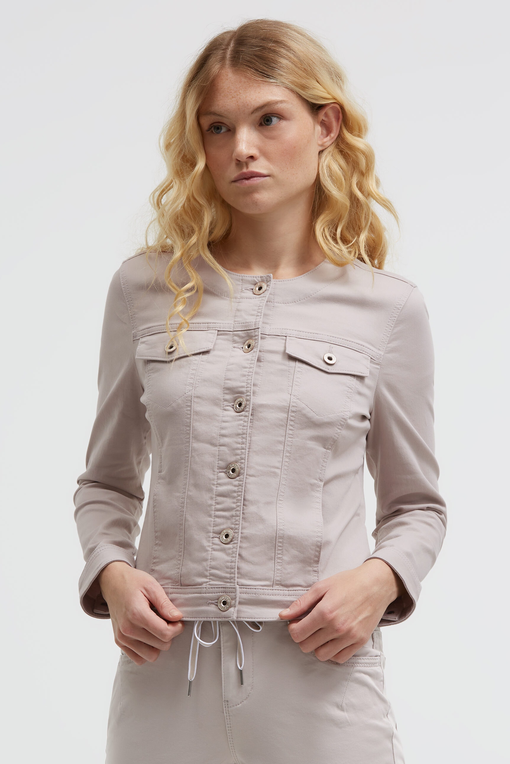 SOCCX Jeansjacke ohne Kapuze mit Brusttaschen günstig online kaufen