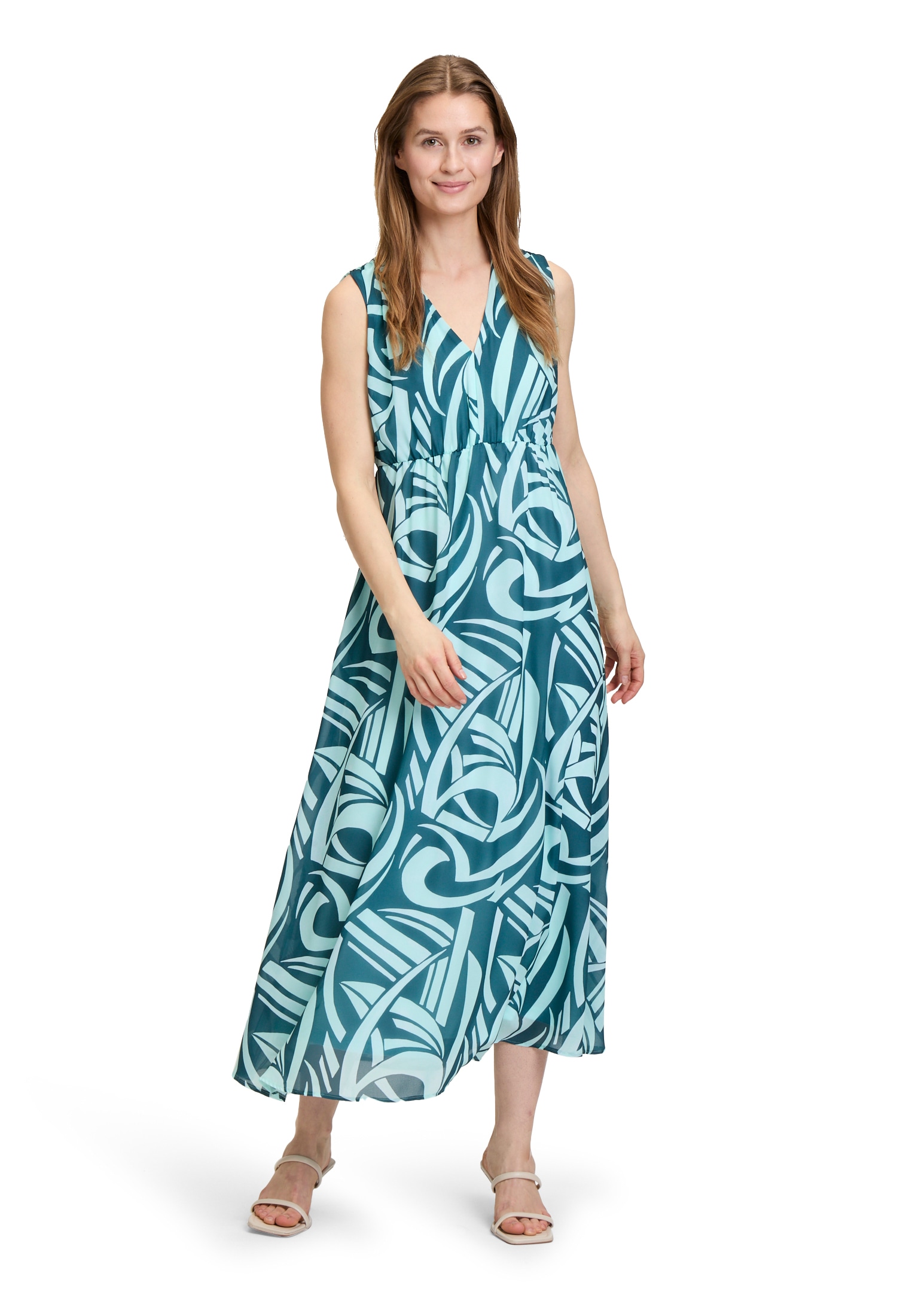 Betty&Co Chiffonkleid "Betty & Co Damen Sommerkleid Chiffonkleid ohne Arm", günstig online kaufen