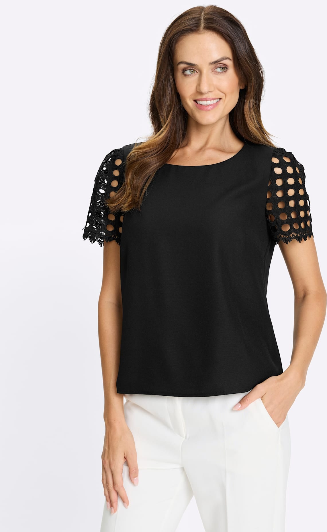 heine Kurzarmbluse günstig online kaufen