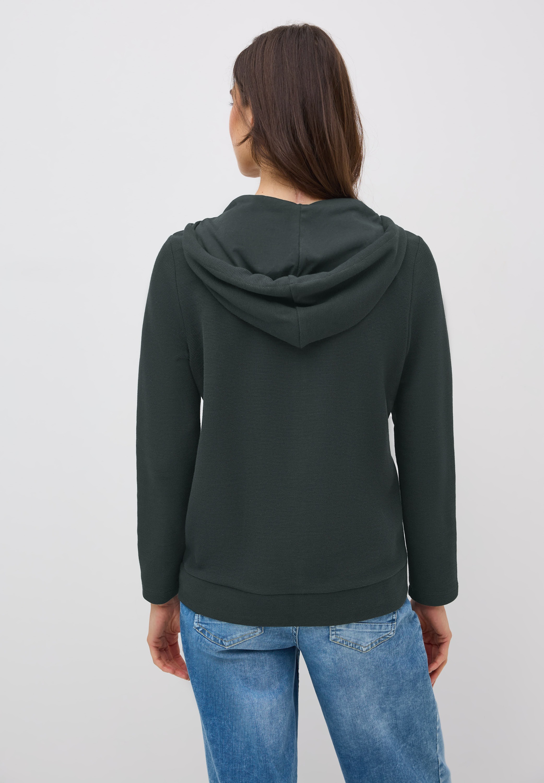 Cecil Sweatjacke, mit Kängurutasche