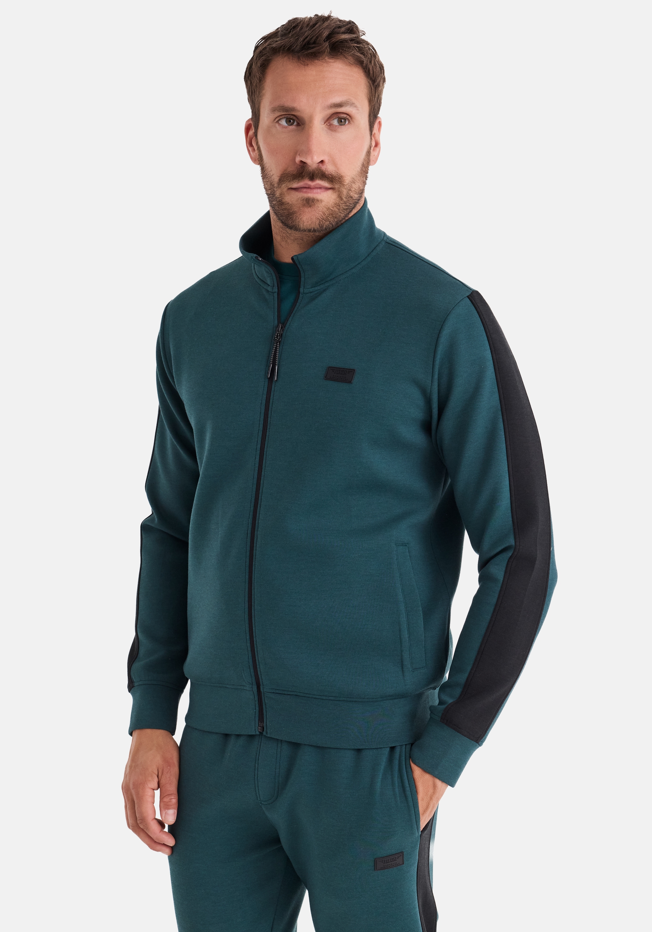 HERO by John Medoox Sweatjacke "SPENCER Sweatjacke" HERO by John Medoox SPENCER Herren Sweatjacke
