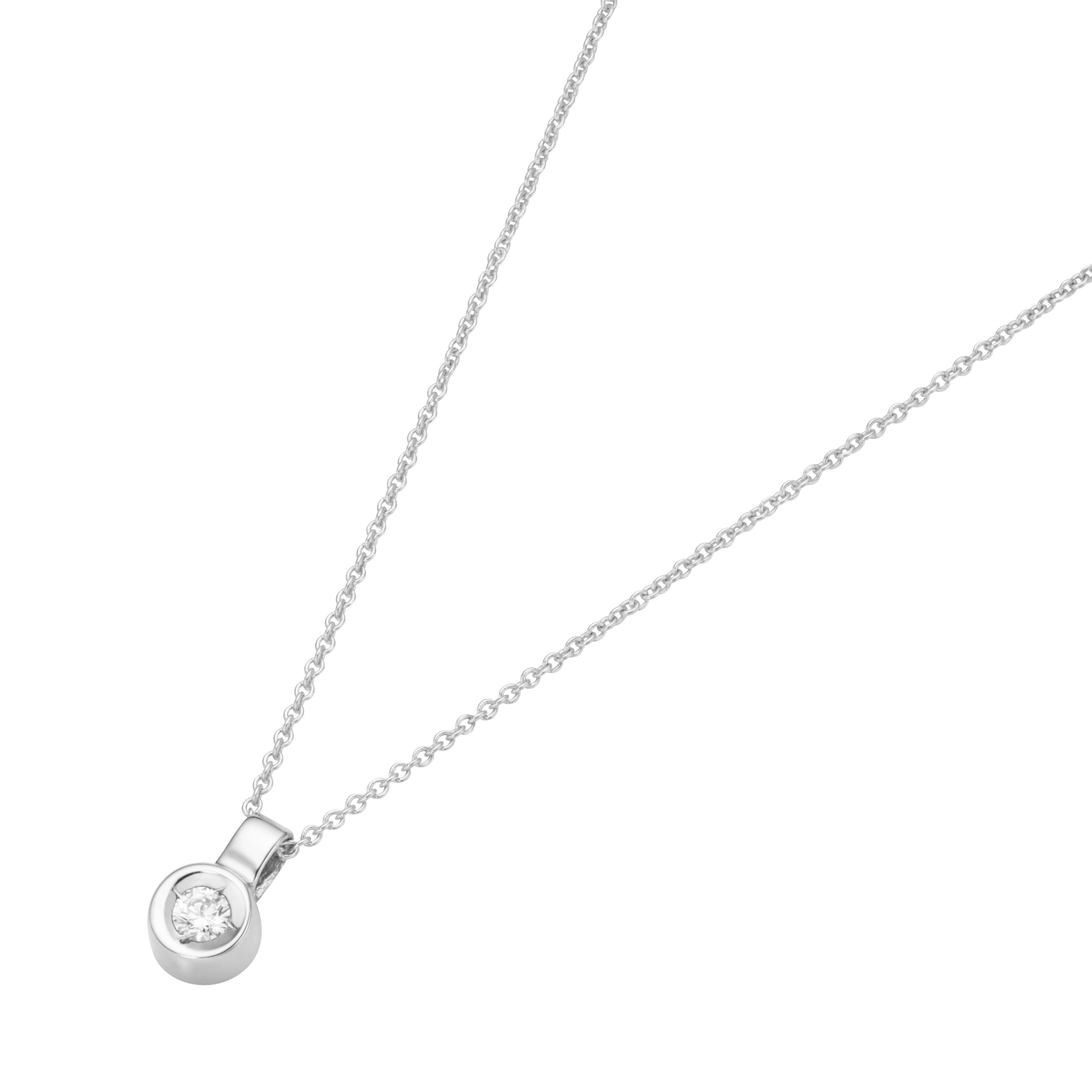 Luigi Merano Goldkette »mit Brillant Anhänger, Gold 585«