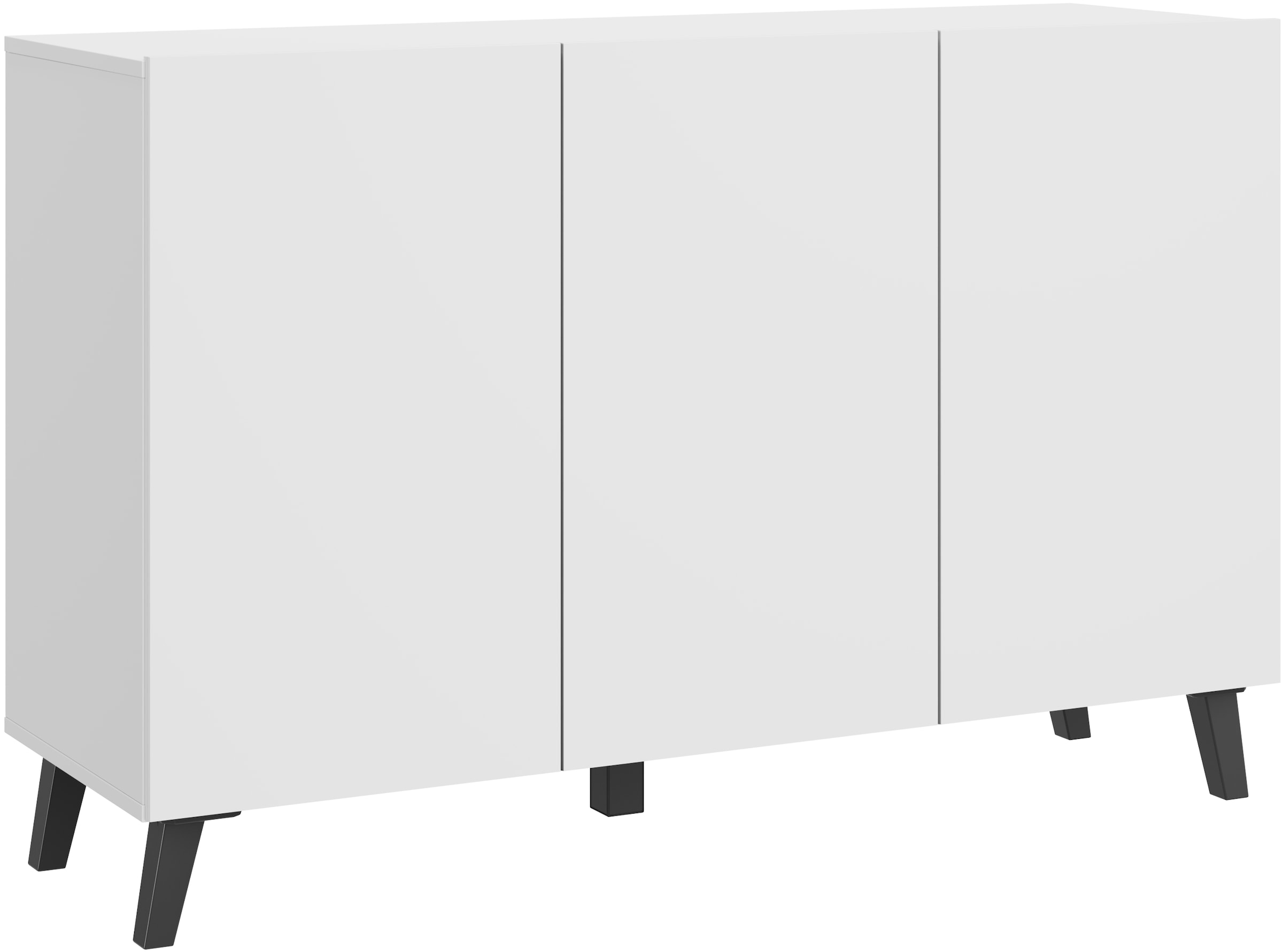 Home affaire Sideboard »SIDEBOARD PHUKET II, Stilvolle, grifflose Kommode, Breite 120cm« 1 Stk. tlg. Mit 6 Fächern und höhenverstellbaren Einlegeböden