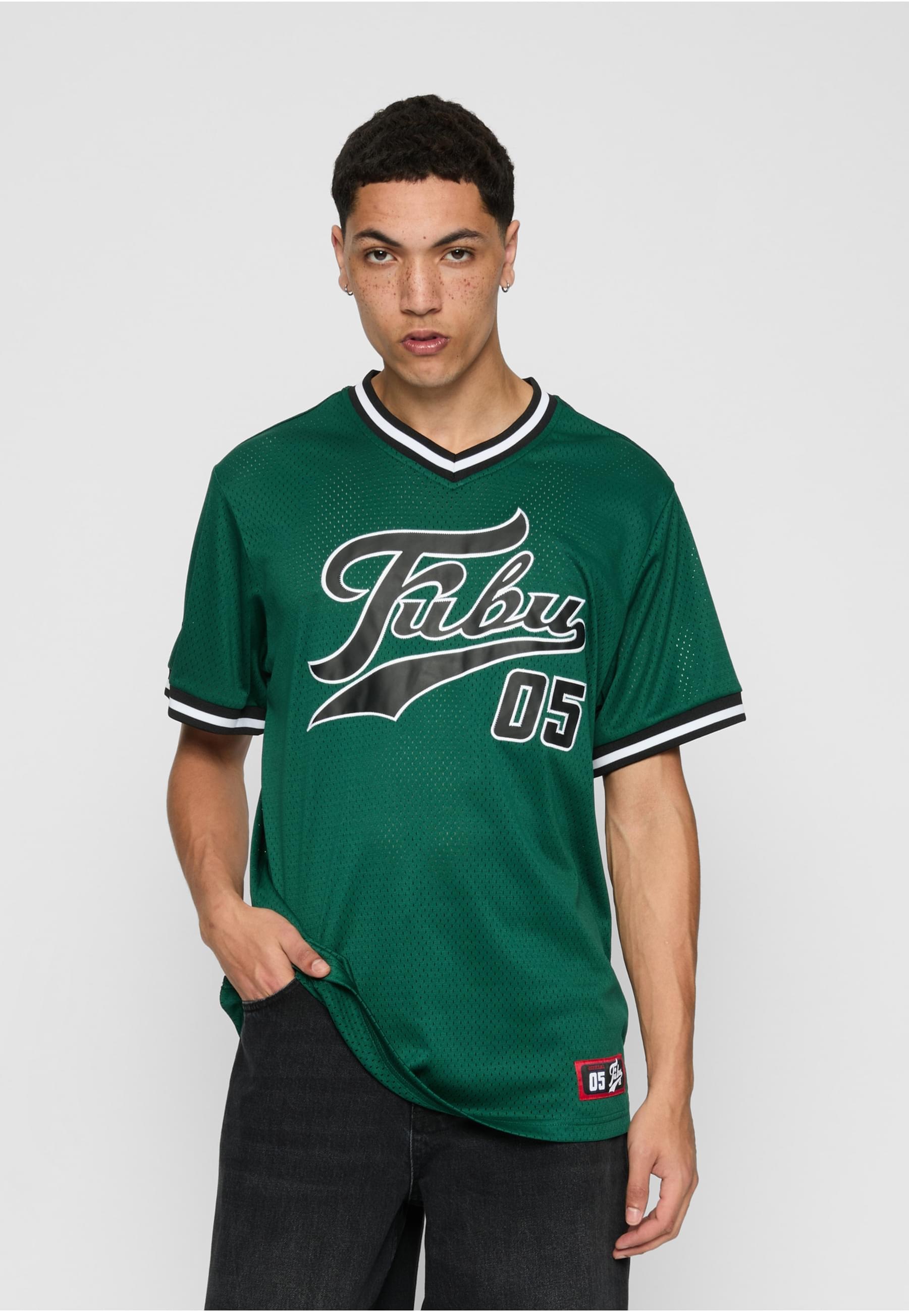 Fubu T-Shirt »Fubu FM214-001-2 Fubu Varsity Mesh T-Shirt« 1 Stk. tlg.