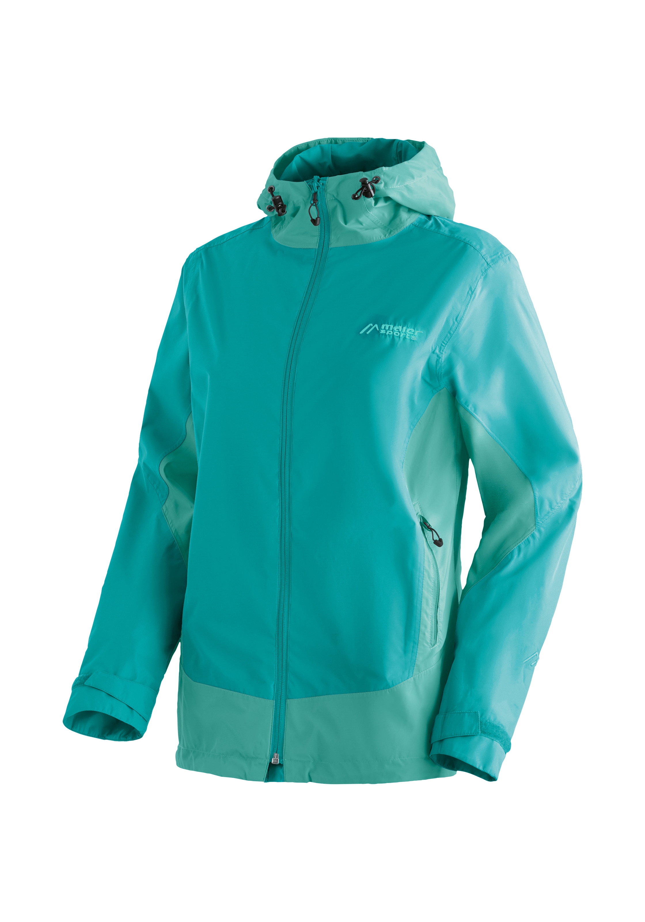 Maier Sports Regenjacke "Brocken W" Damen Jacke wasserdicht, moderner Windbreaker, Outdoorjacke, Reg. Fit