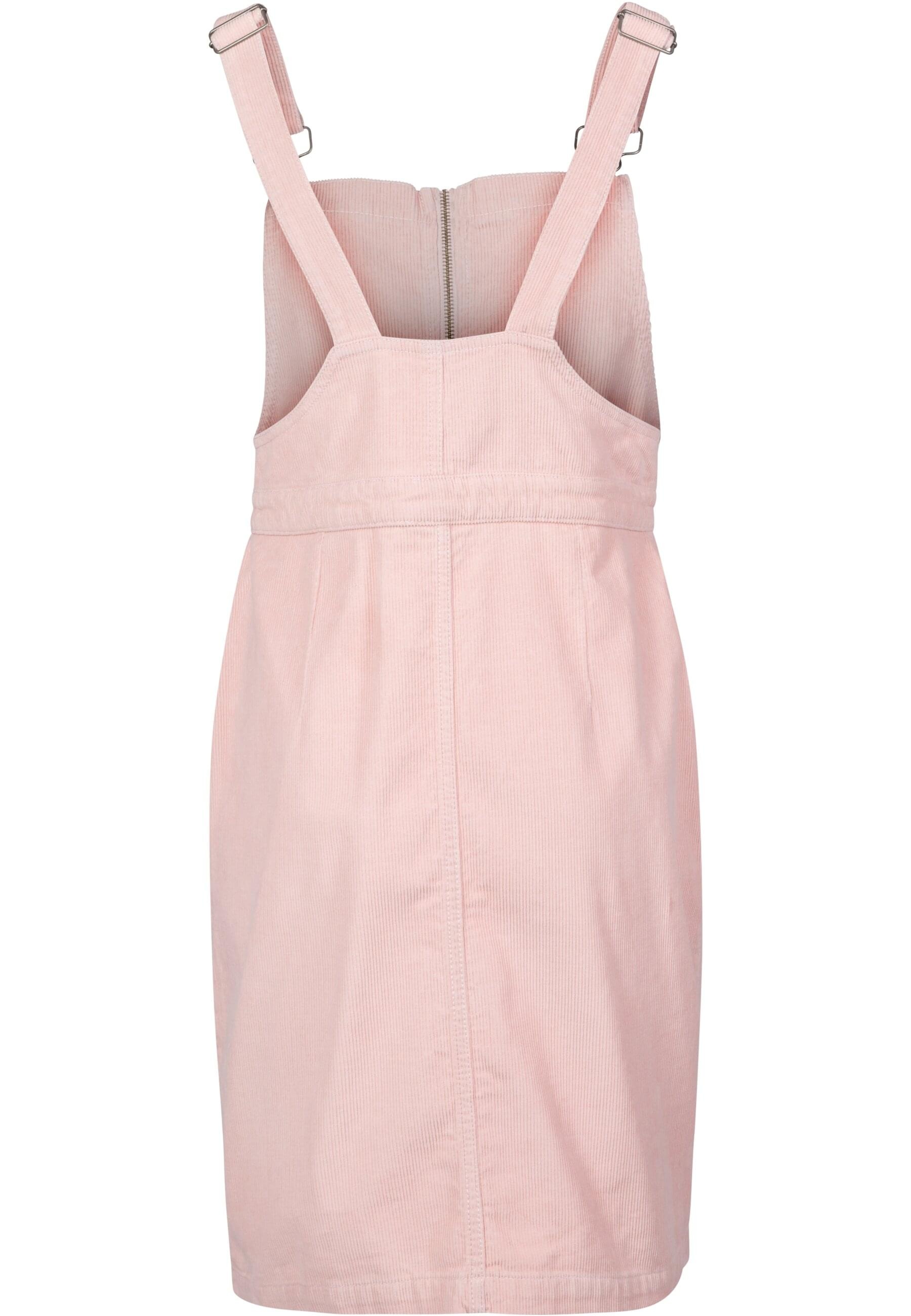 URBAN CLASSICS Shirtkleid »Urban Classics Damen Ladies Corduroy Dungaree Dress«, (1 tlg.)
