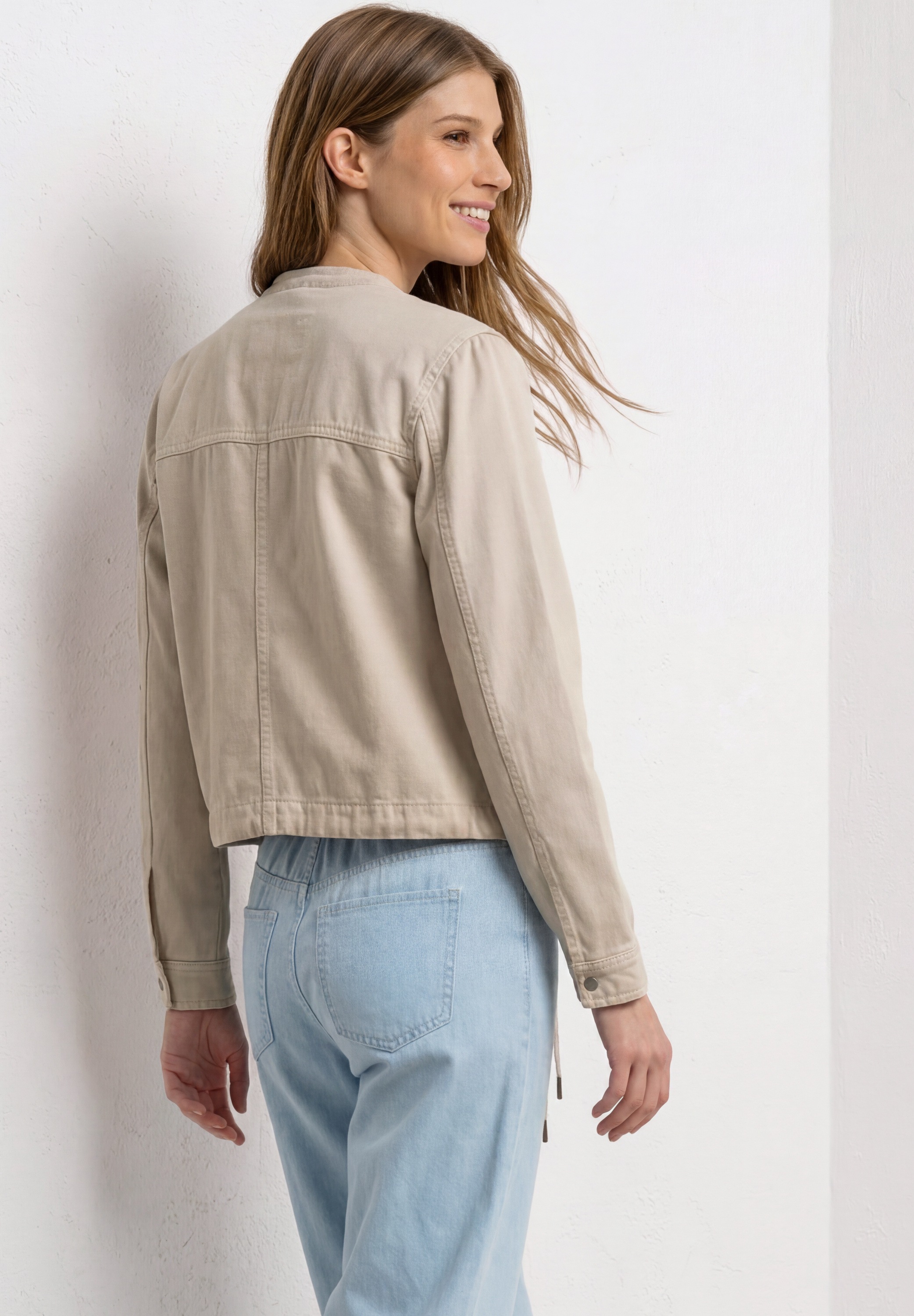 STREET ONE Blouson ohne Kapuze mit Rundhalsausschnitt