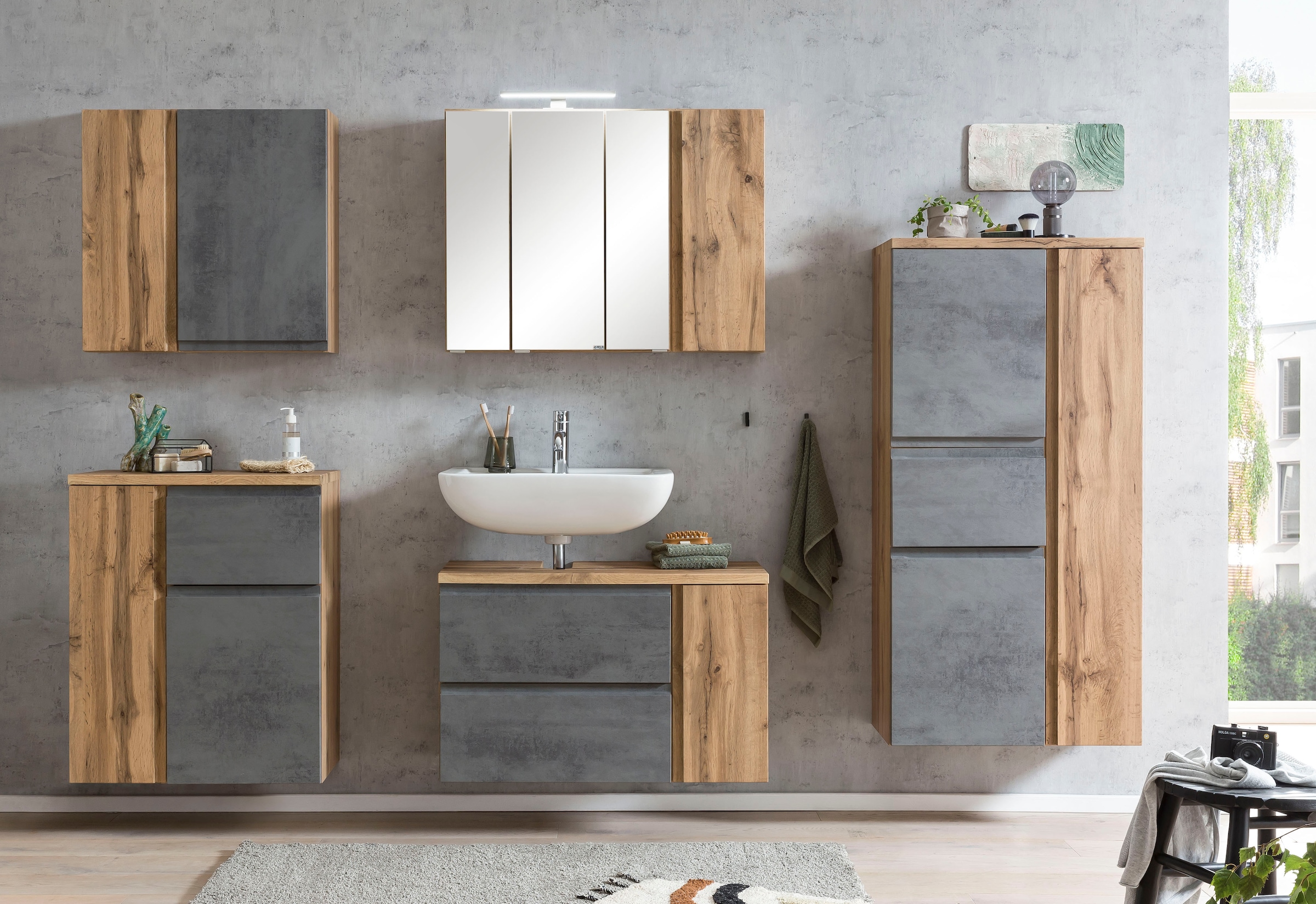 welltime Waschbeckenunterschrank »Sölden«