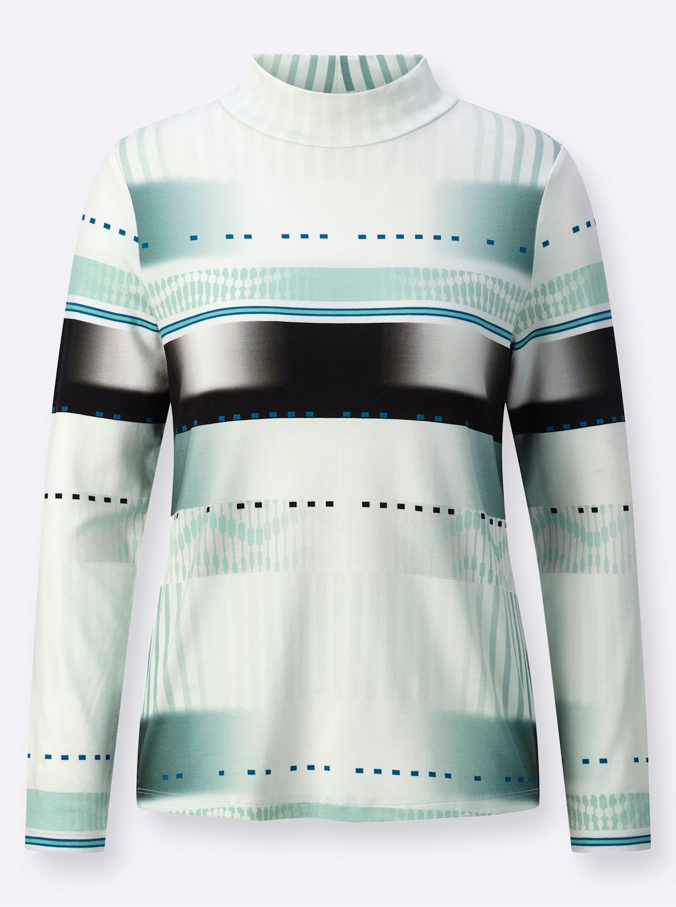 creation L Langarmshirt »Stehkragen-Shirt«, (1 tlg.)