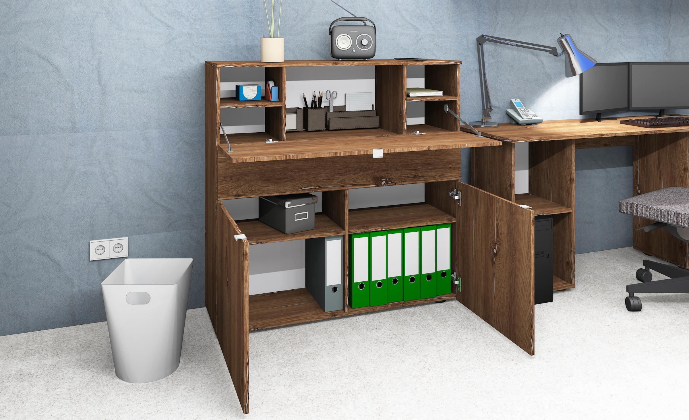 borchardt Möbel Sekretär »Dolly«, platzsparend, Home-Office-Schreibtisch, Breite 110 cm, Made in Germany