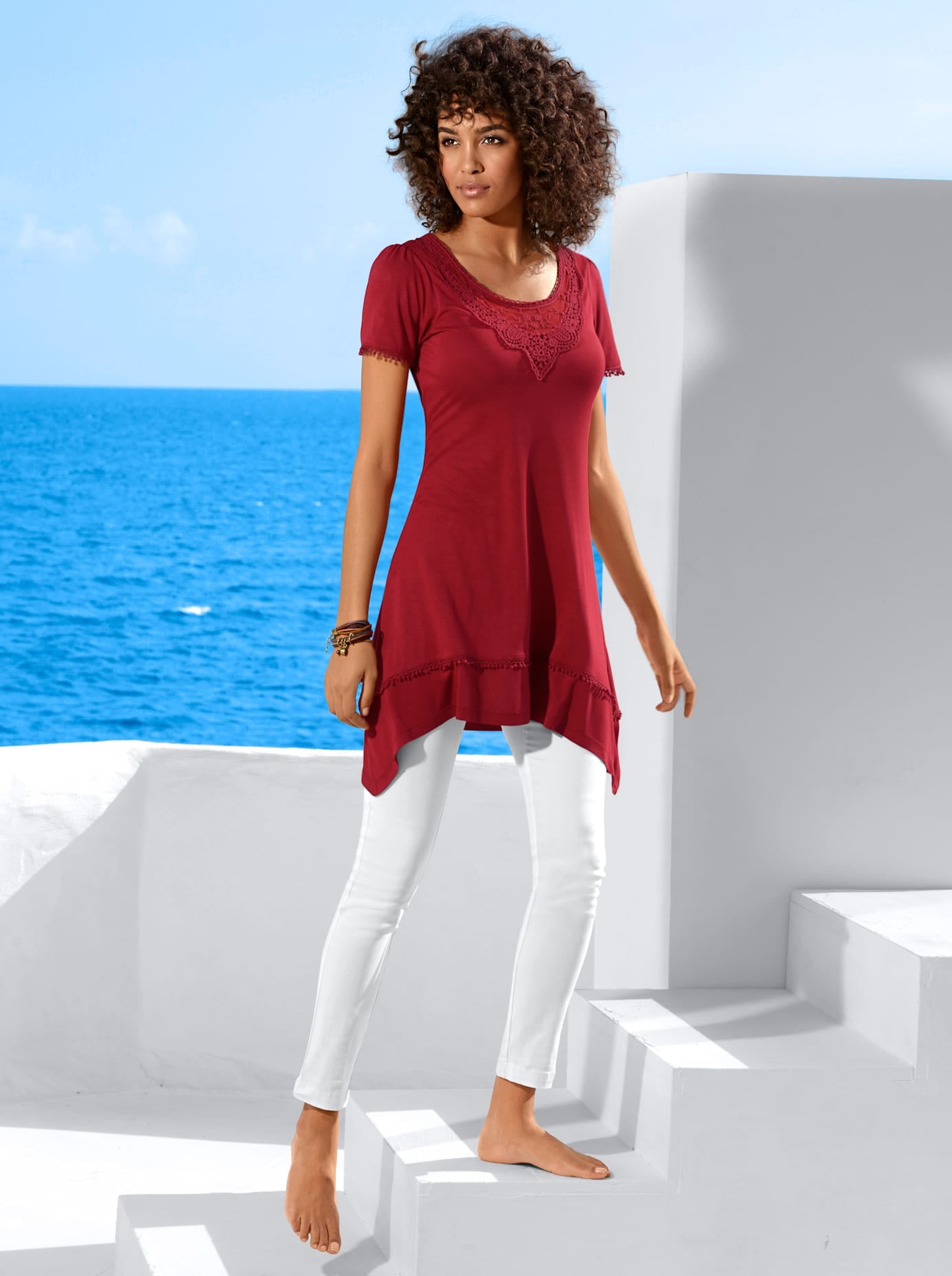 LINEA TESINI by heine Longshirt "Longshirt", (1 tlg.) günstig online kaufen
