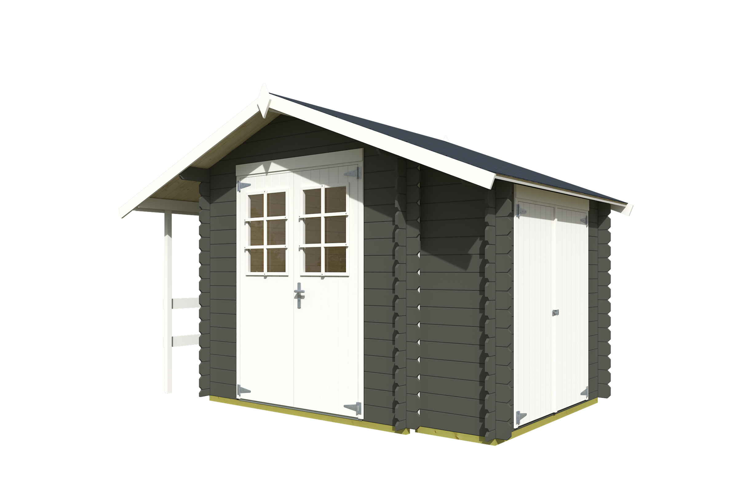 Nordic Holz Gartenhaus »Vilano 1«, mit 3 getrennten Bereiche