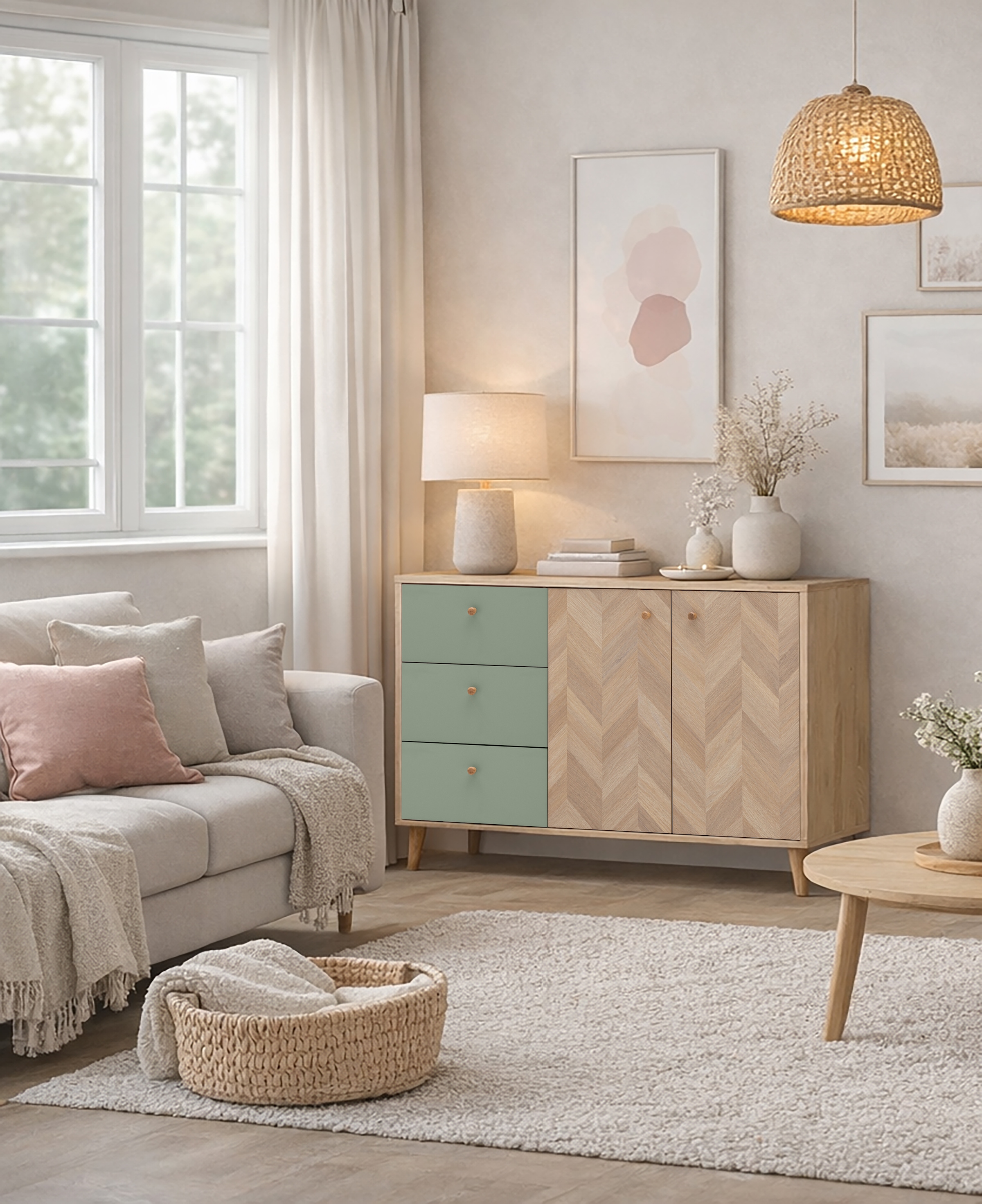 Schildmeyer Kommode »Visby, Sideboard, Made in Germany, B: 109 cm« 1 Stk. tlg. Solide Verarbeitung - Dieses Produkt ist in Deutschland gefertigt