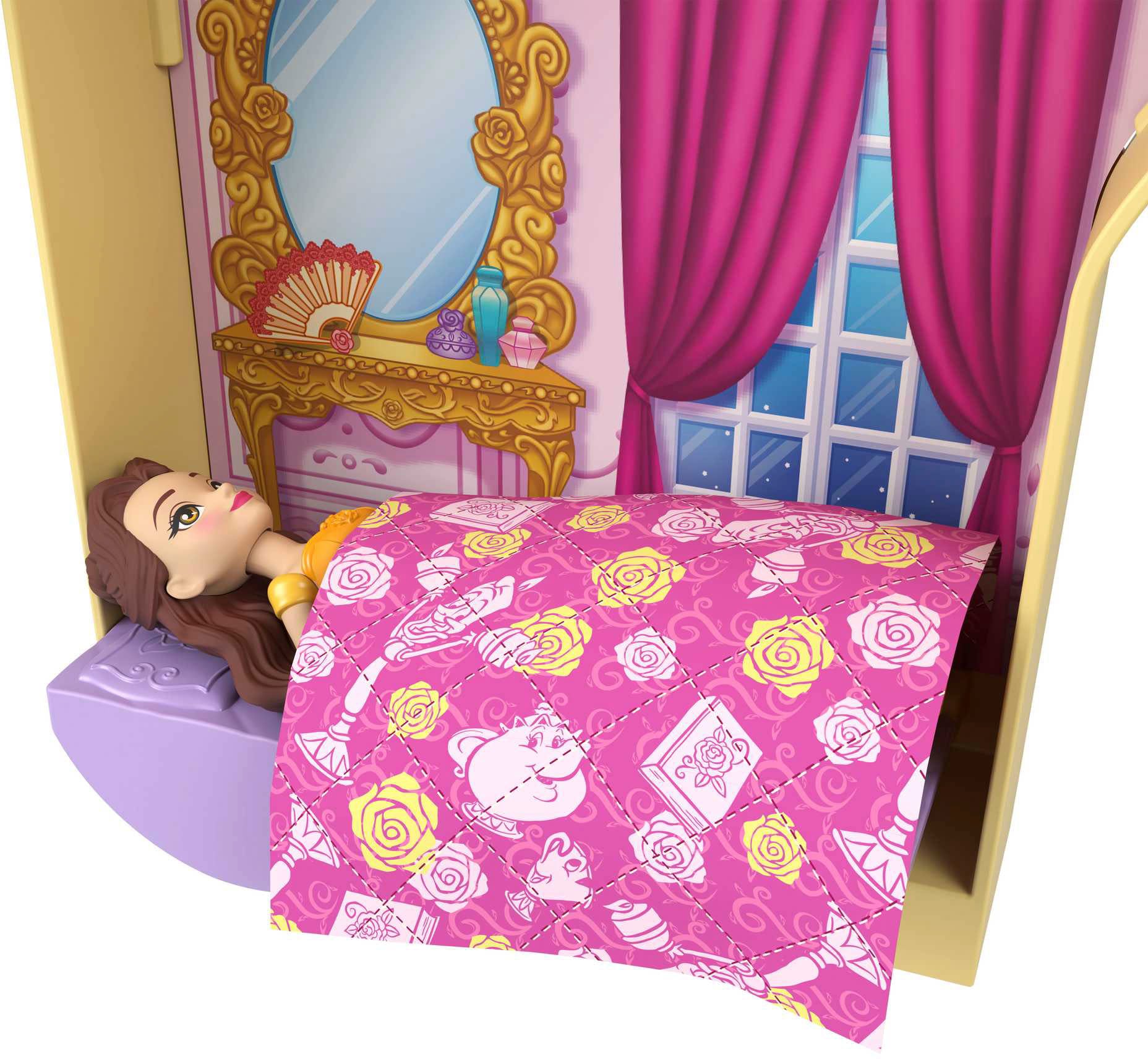 Mattel® Spielwelt »Disney Prinzessin, Belles Stapelschloss«, inklusive Puppe