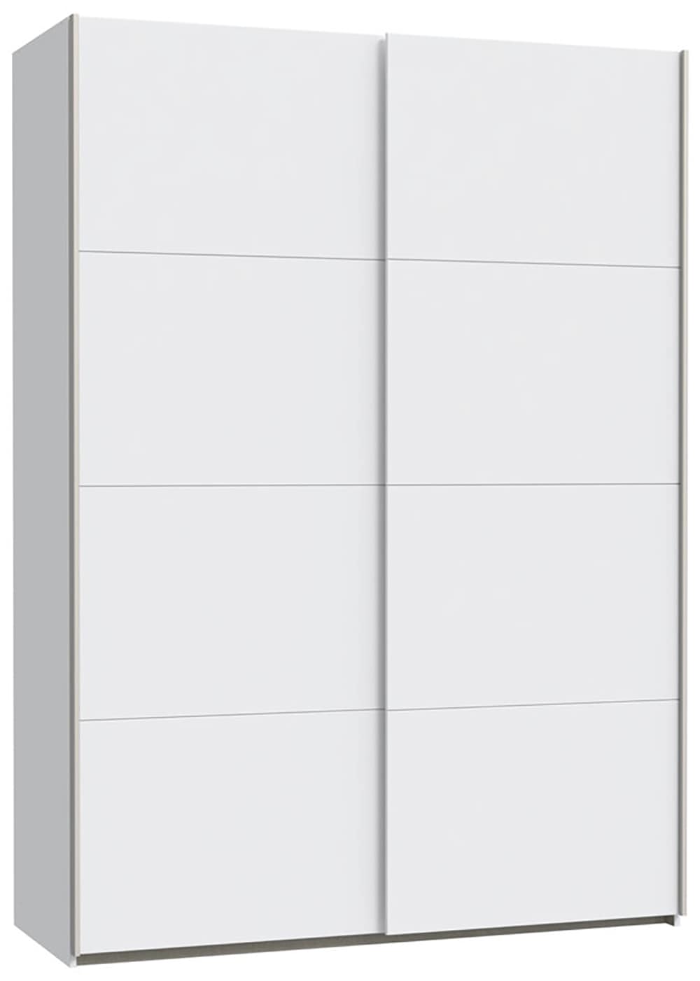 FORTE Schwebetürenschrank »Fittio, Made in Europe, 2 Schiebetüren, modernes Design«, Höhe 2,35 mtr, stehende Montage