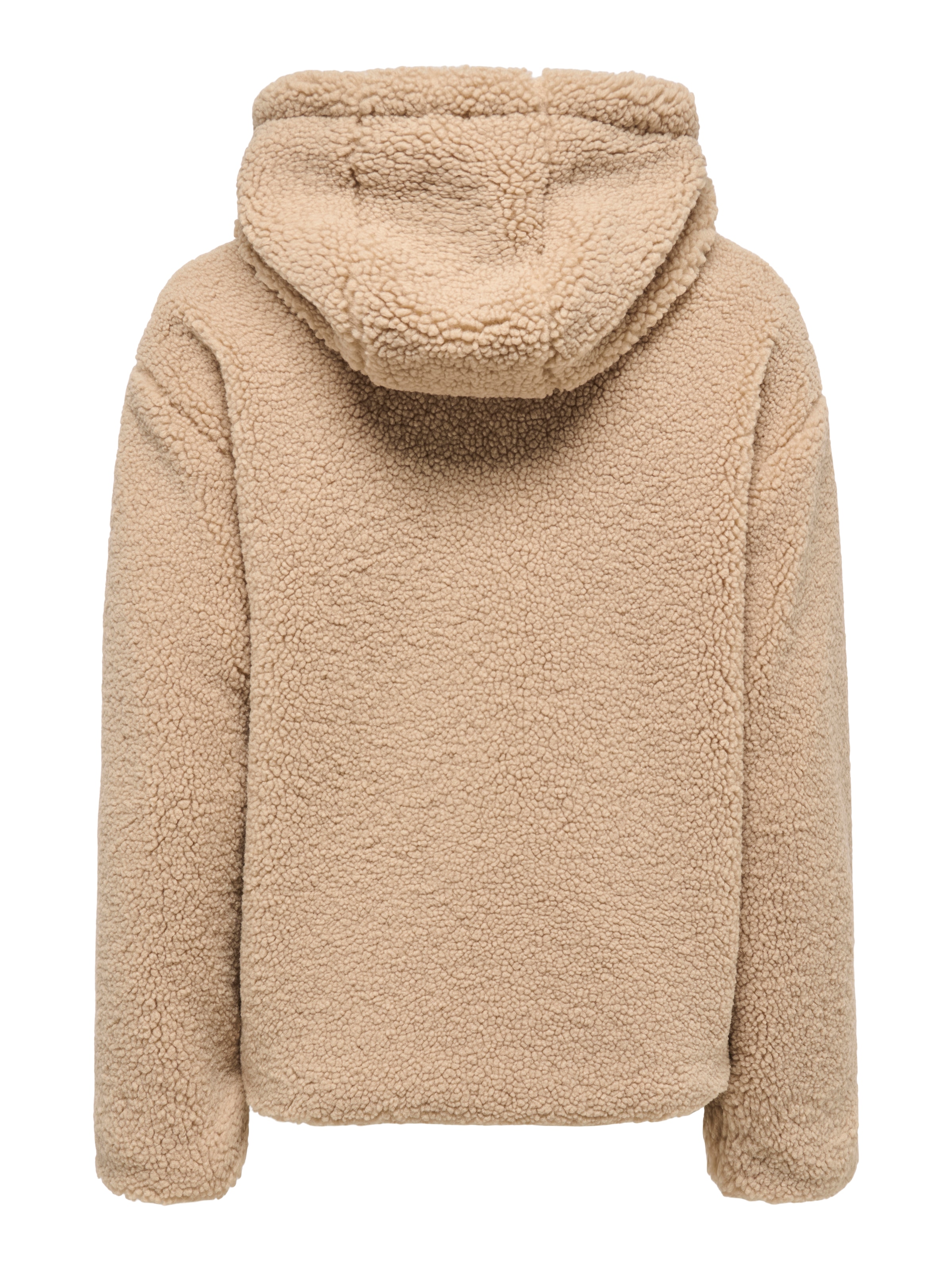 ONLY Kapuzenplüschjacke »ONLASPEN HOOD TEDDY JACKET CC OTW« mit Kapuze Kunstfaser