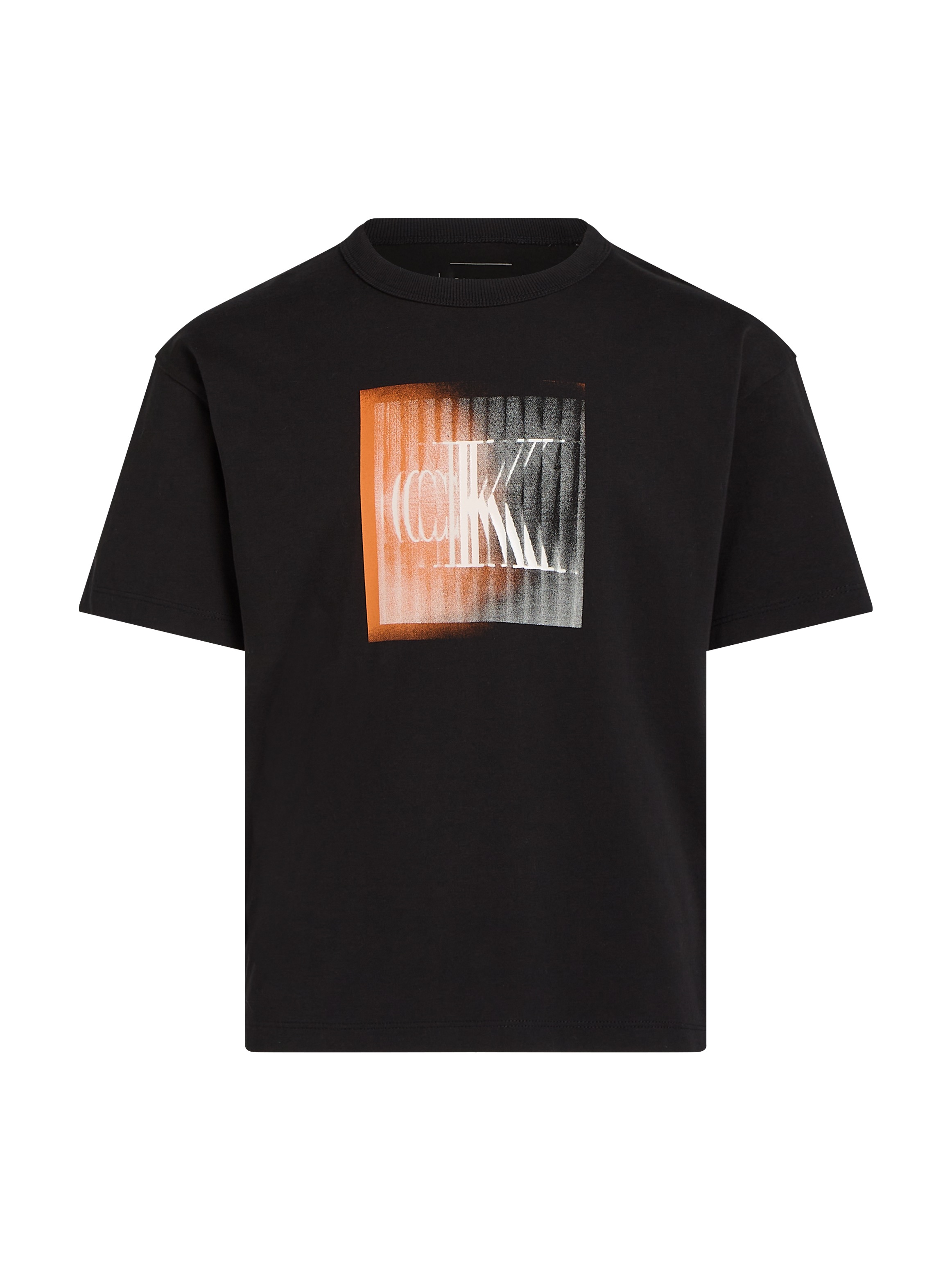 Calvin Klein Jeans Rundhalsshirt »LARGE SHIFTED CK SS T-SHIRT«, für Kinder bis 16 Jahre mit Logoprägung