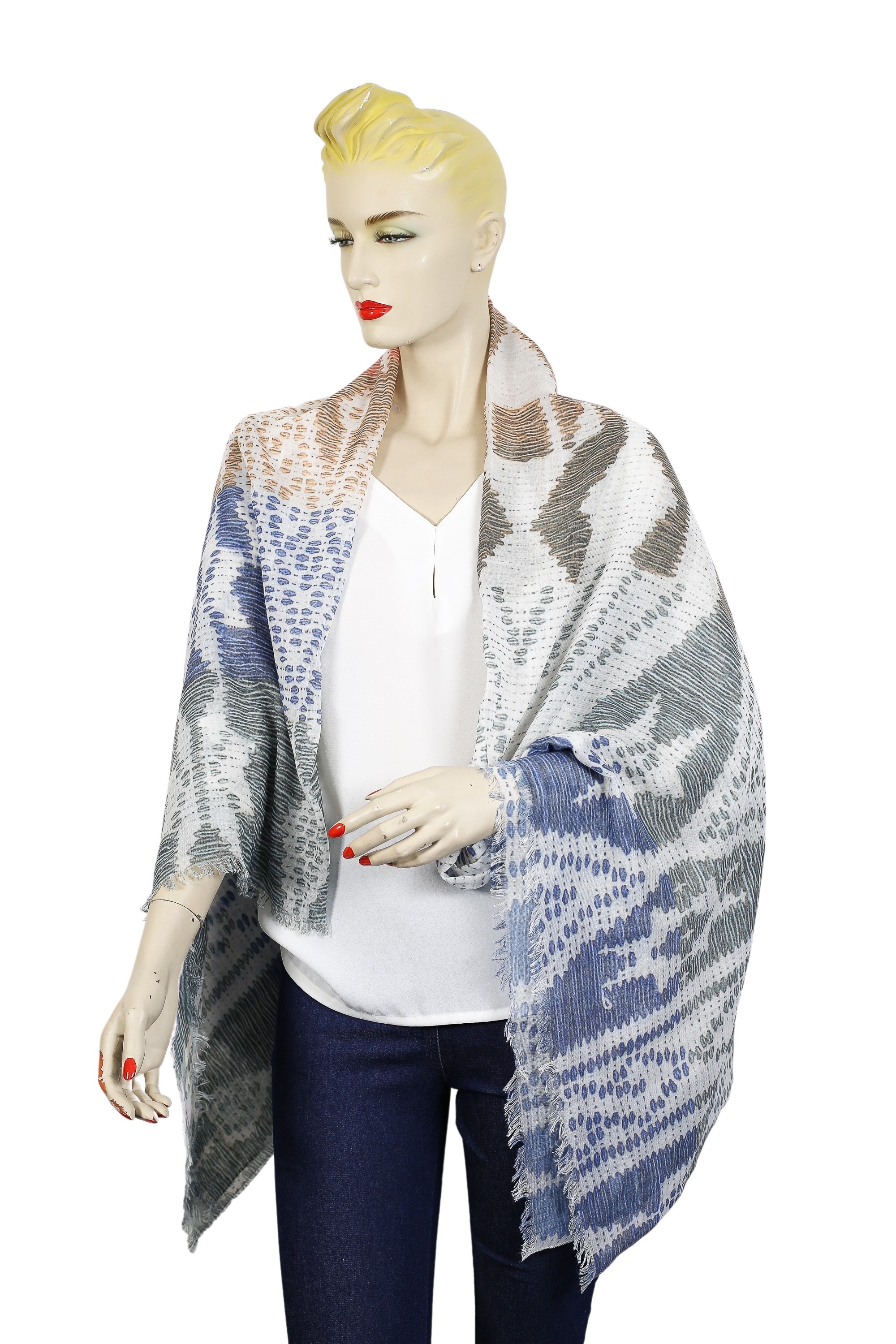 COLLEZIONE ALESSANDRO Modeschal »Larry«, aus Modal-Viskose Mischung