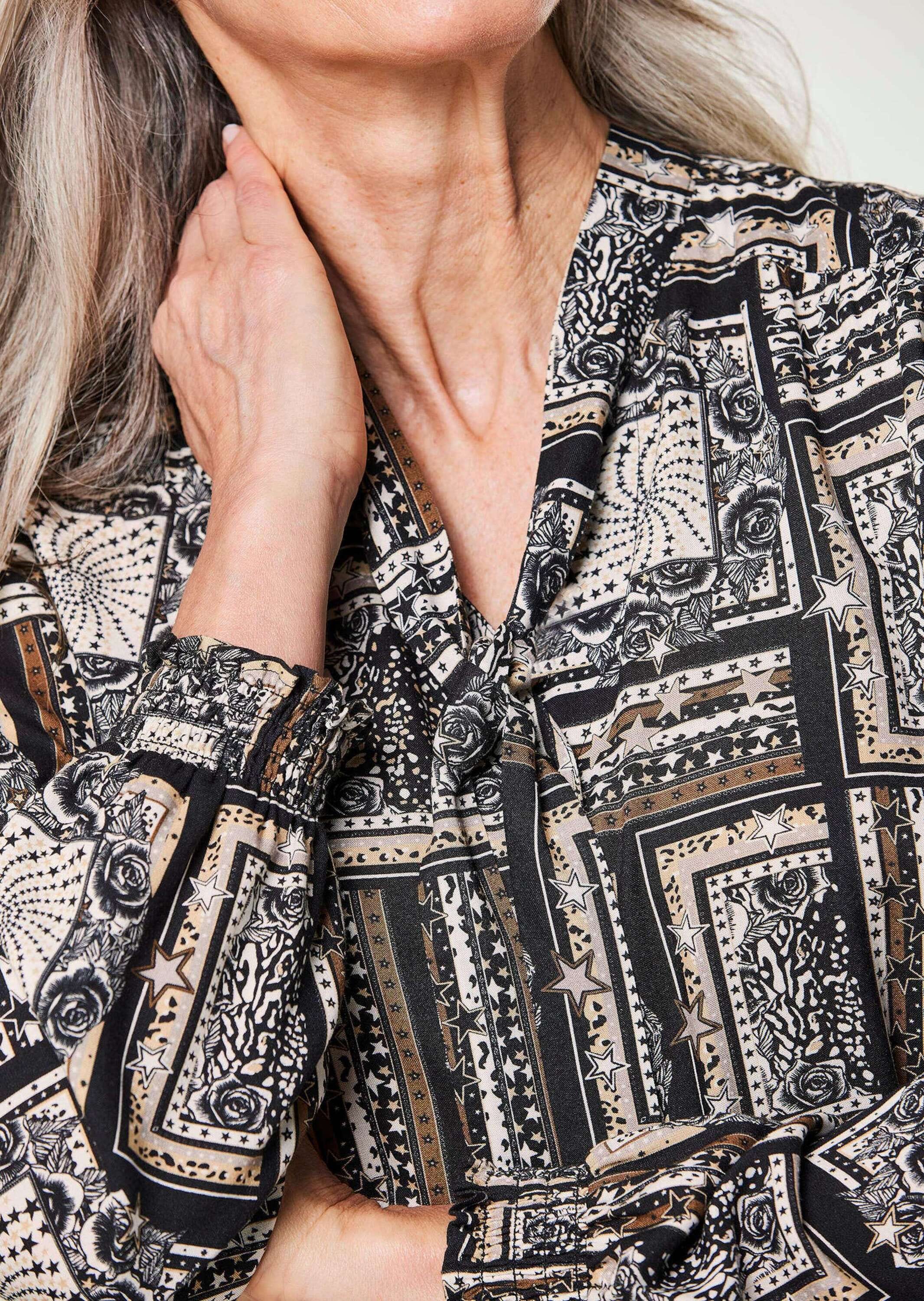 GOLDNER Klassische Bluse »Druckbluse Druckbluse«