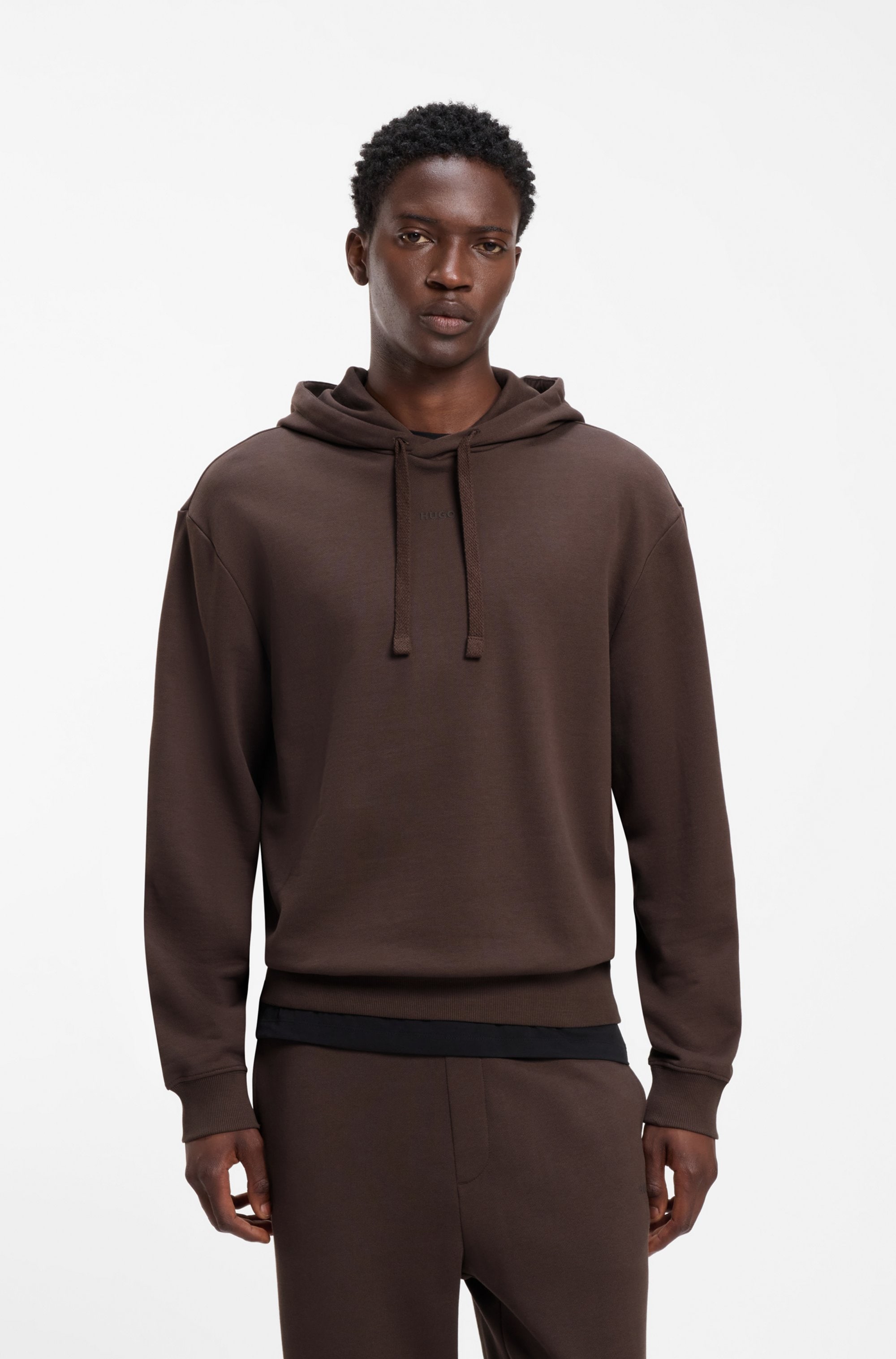 HUGO Jogginganzug "DapoDayote" Set, 2 Zweiteiliger Trainingsanzug Relaxed Fit, Kapuze mit Kordelzug