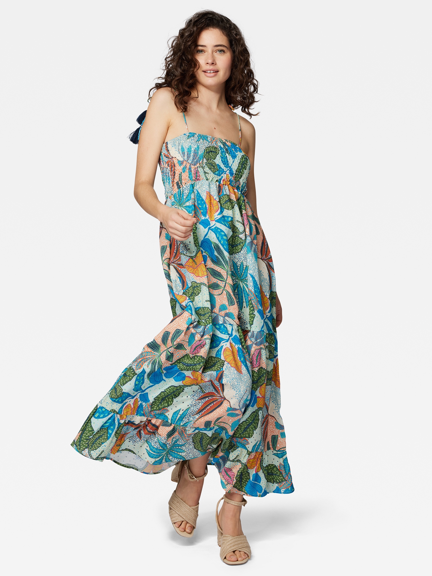 Mavi Maxikleid »PRINTED DRESS«, Maxikleid mit Print