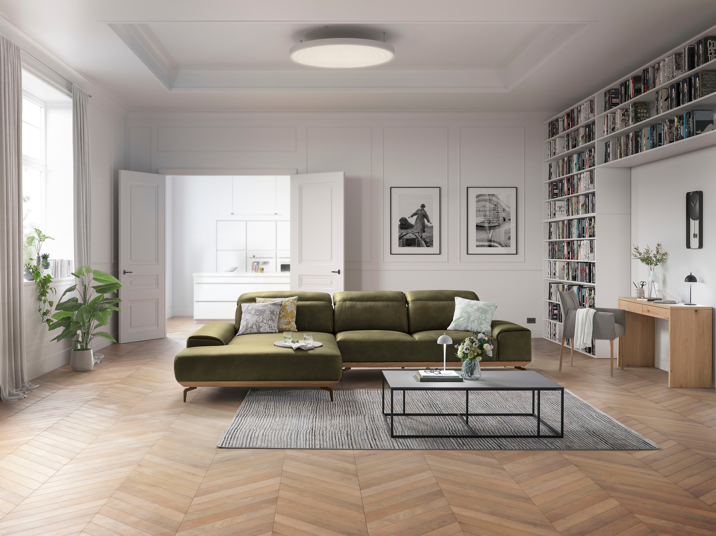 Musterring Wohnlandschaft "MR 2490 Ecksofa mit erstklassigem Sitzkomfort, L günstig online kaufen