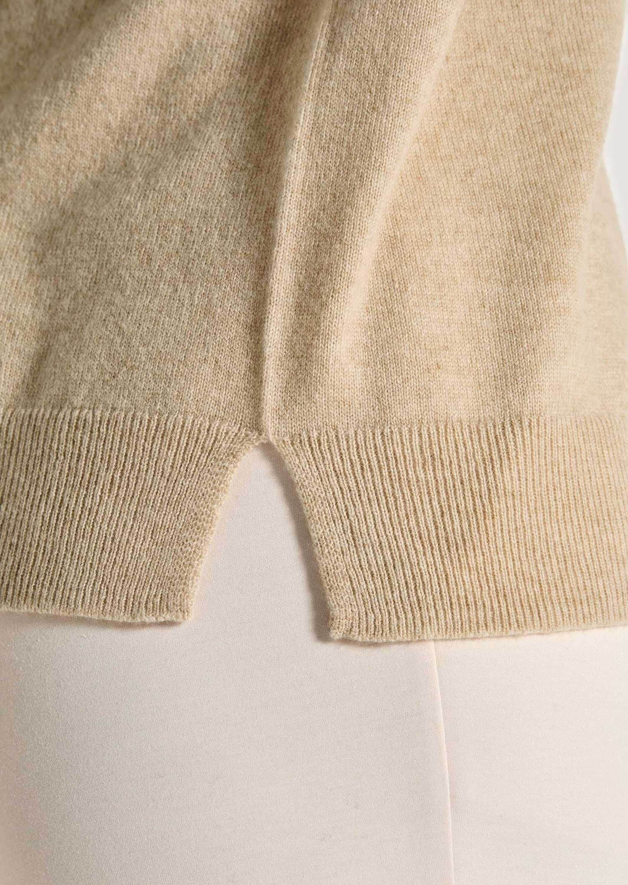 MADELEINE Rollkragenpullover »Kaschmirpullover Rollkragenpullover mit Rippstrick-Details« Aus Good-Cashmere