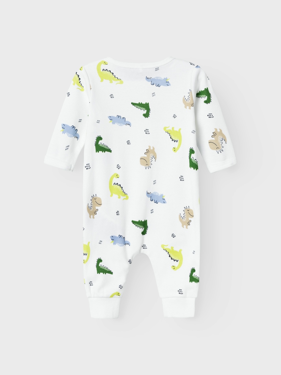 Name It Schlafanzug »NBMNIGHTSUIT ZIP WILD LIME DINO NOOS«