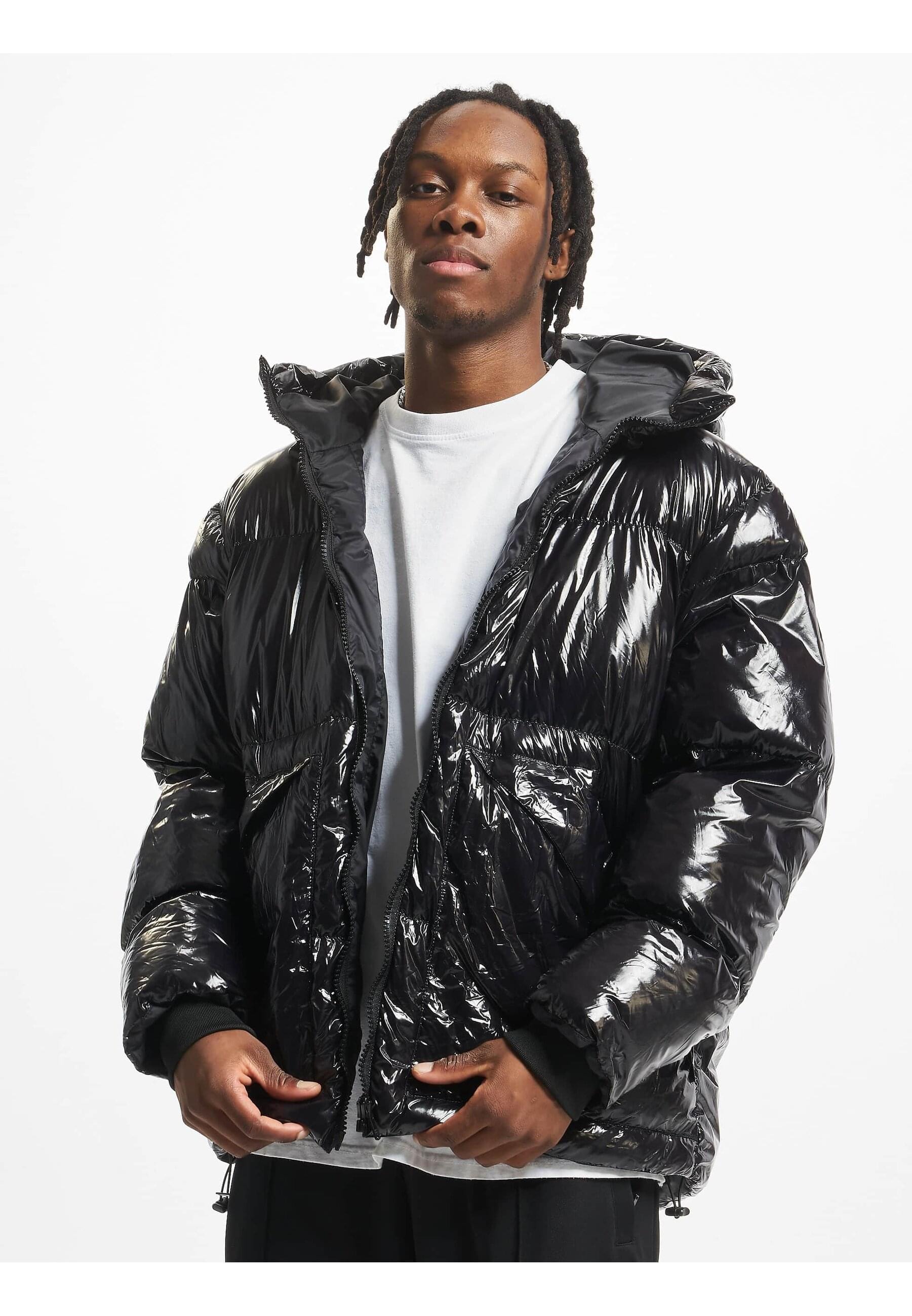DEF Winterjacke "DEF Herren DEF Shiny Pufferjacket", (1 St.), mit Kapuze günstig online kaufen
