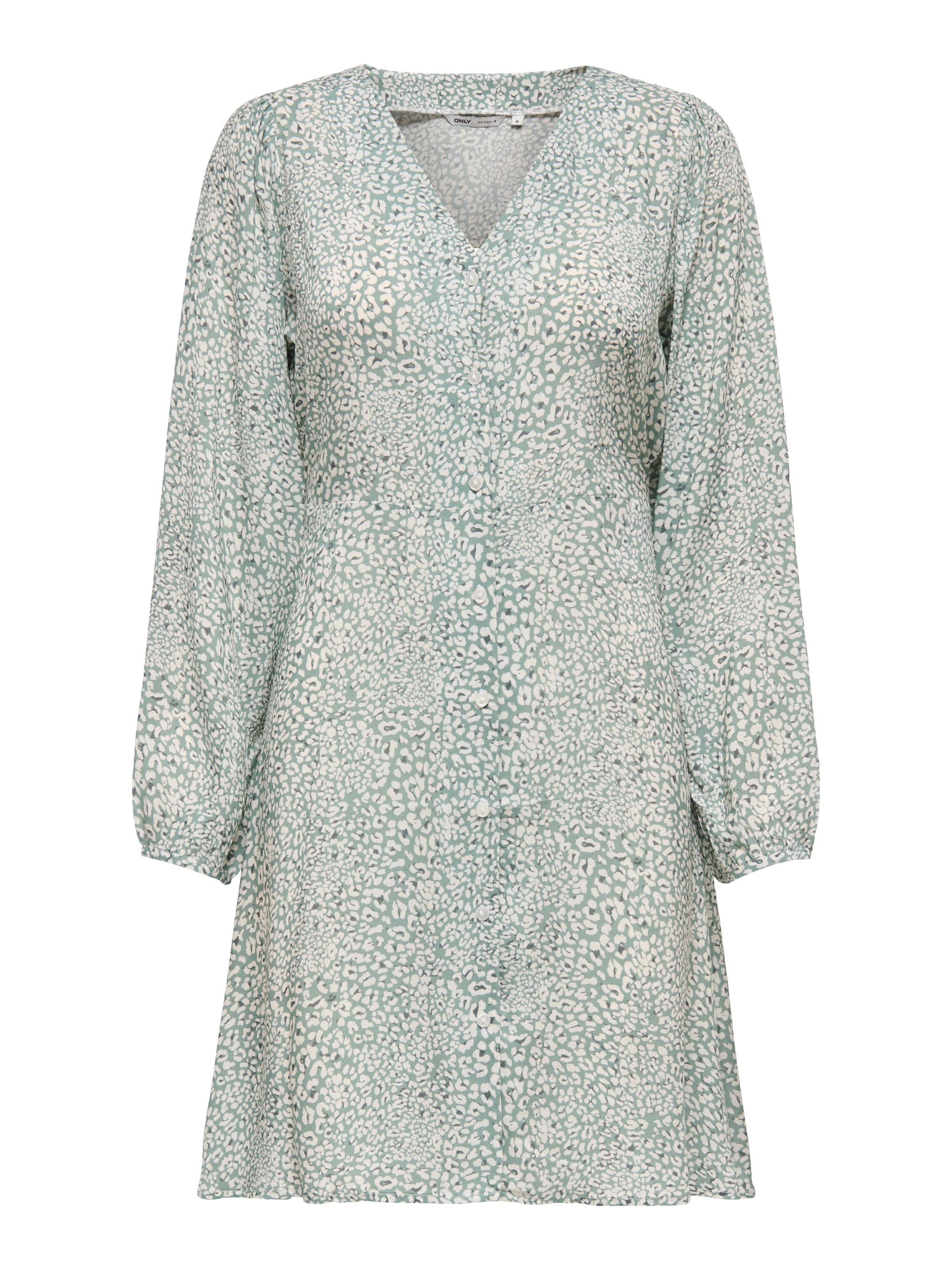 ONLY Onlevida L/S Short Dress Woven Green XL 2
