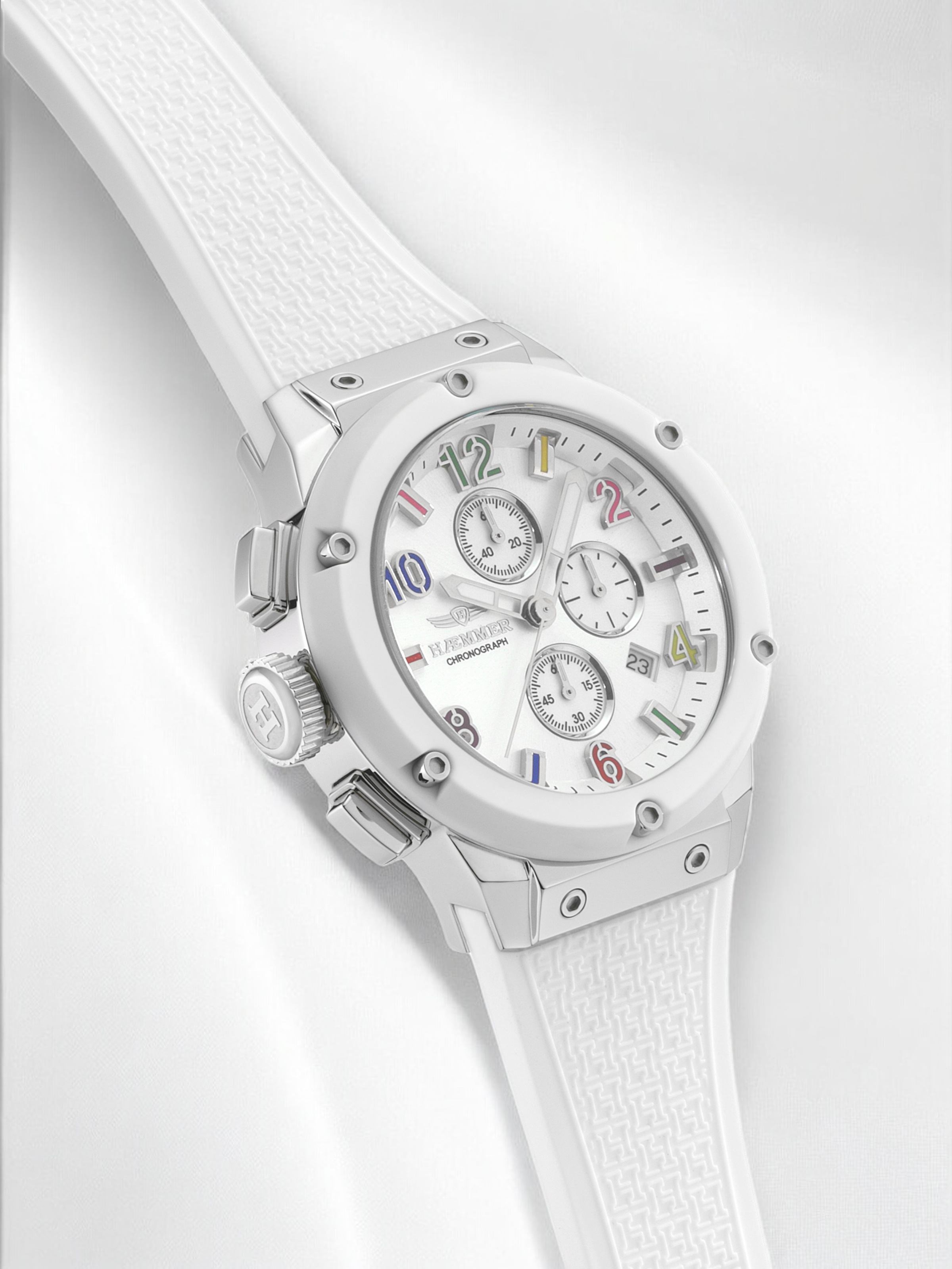 HAEMMER GERMANY Chronograph »WAVE MASTER«, Quarzuhr, Armbanduhr, Damenuhr, Herrenuhr, Made in Germany