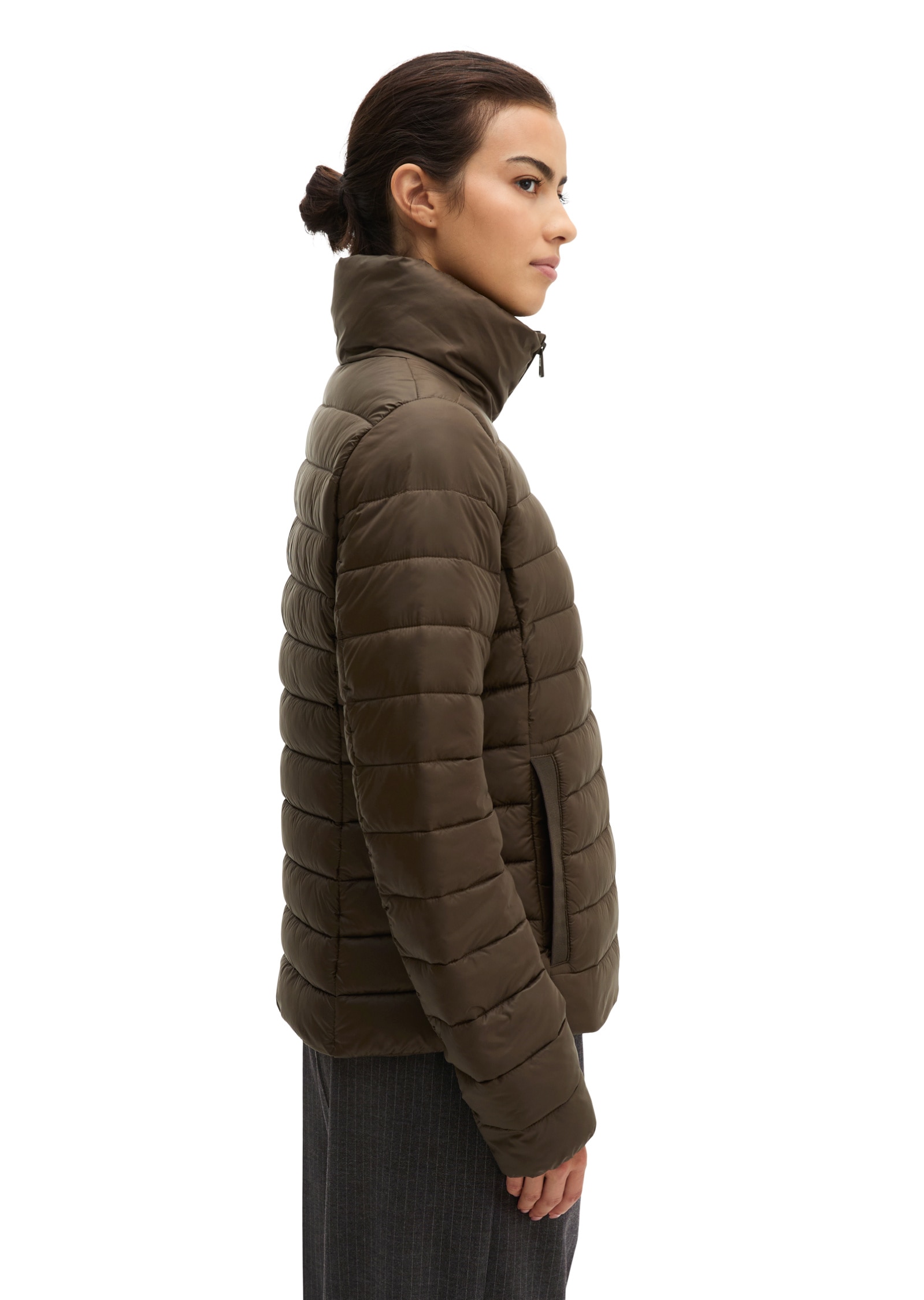 Marc O'Polo Outdoorjacke »mit recycelten Materialien« ohne Kapuze