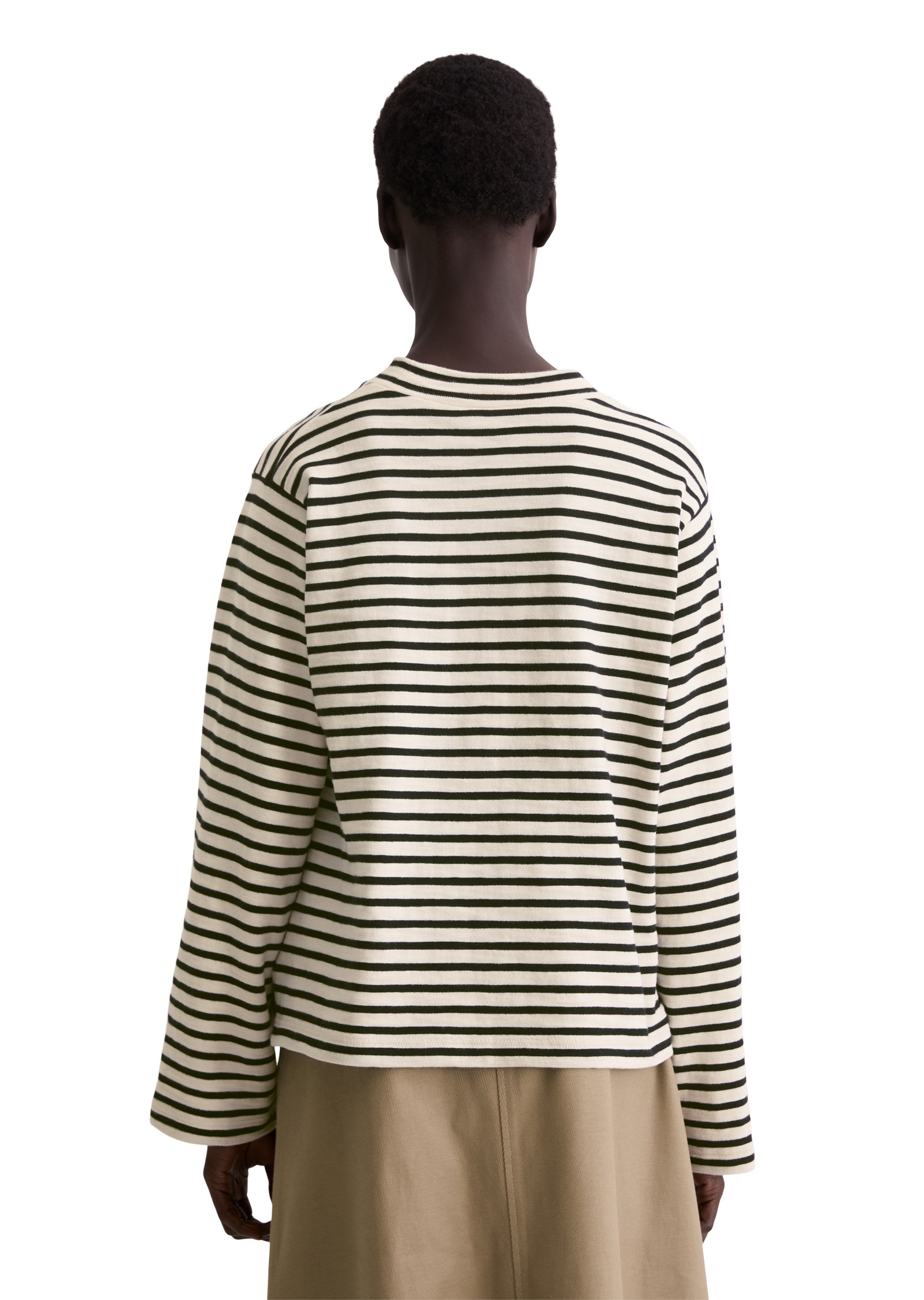 Marc O'Polo Langarmshirt »aus garngefärbtem Heavy-Slub-Jersey«