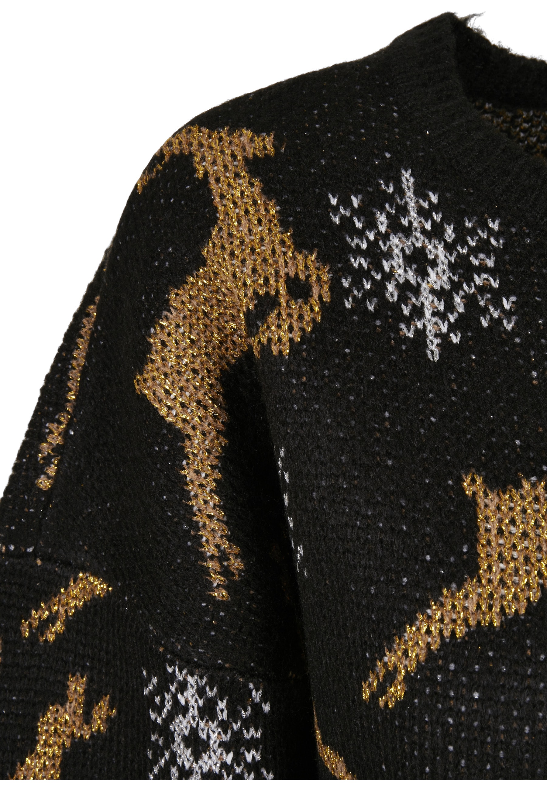 URBAN CLASSICS Rundhalspullover »Urban Classics Damen Ladies Oversized Christmas Sweater« 1 Stk.