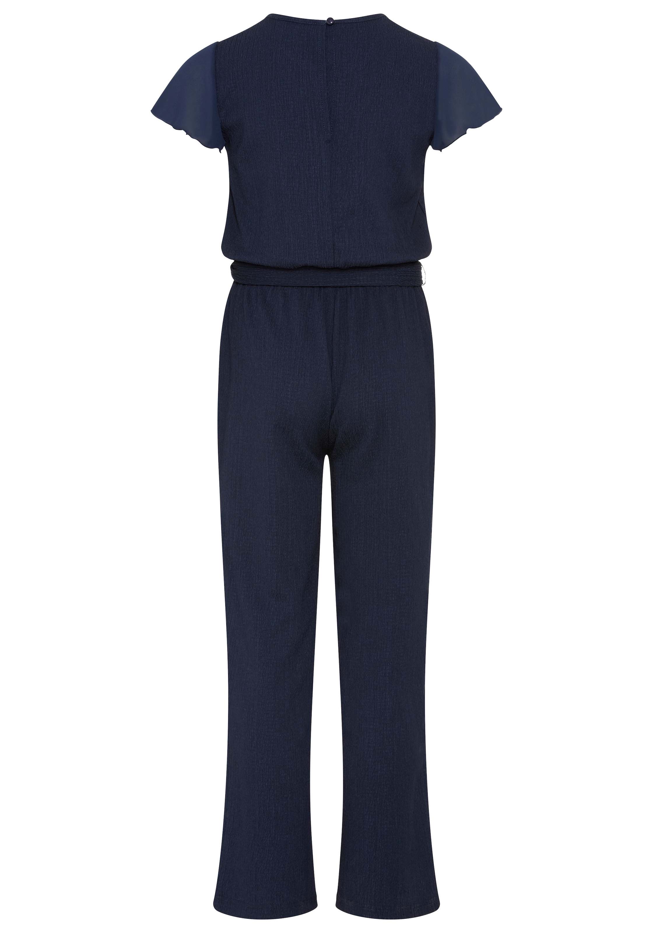 KIDSWORLD Overall »Festlicher Jumpsuit mit Chiffon-Ärmeln« Festlicher Einteiler mit Chiffon, mit Babylock-Ärmelabschluss