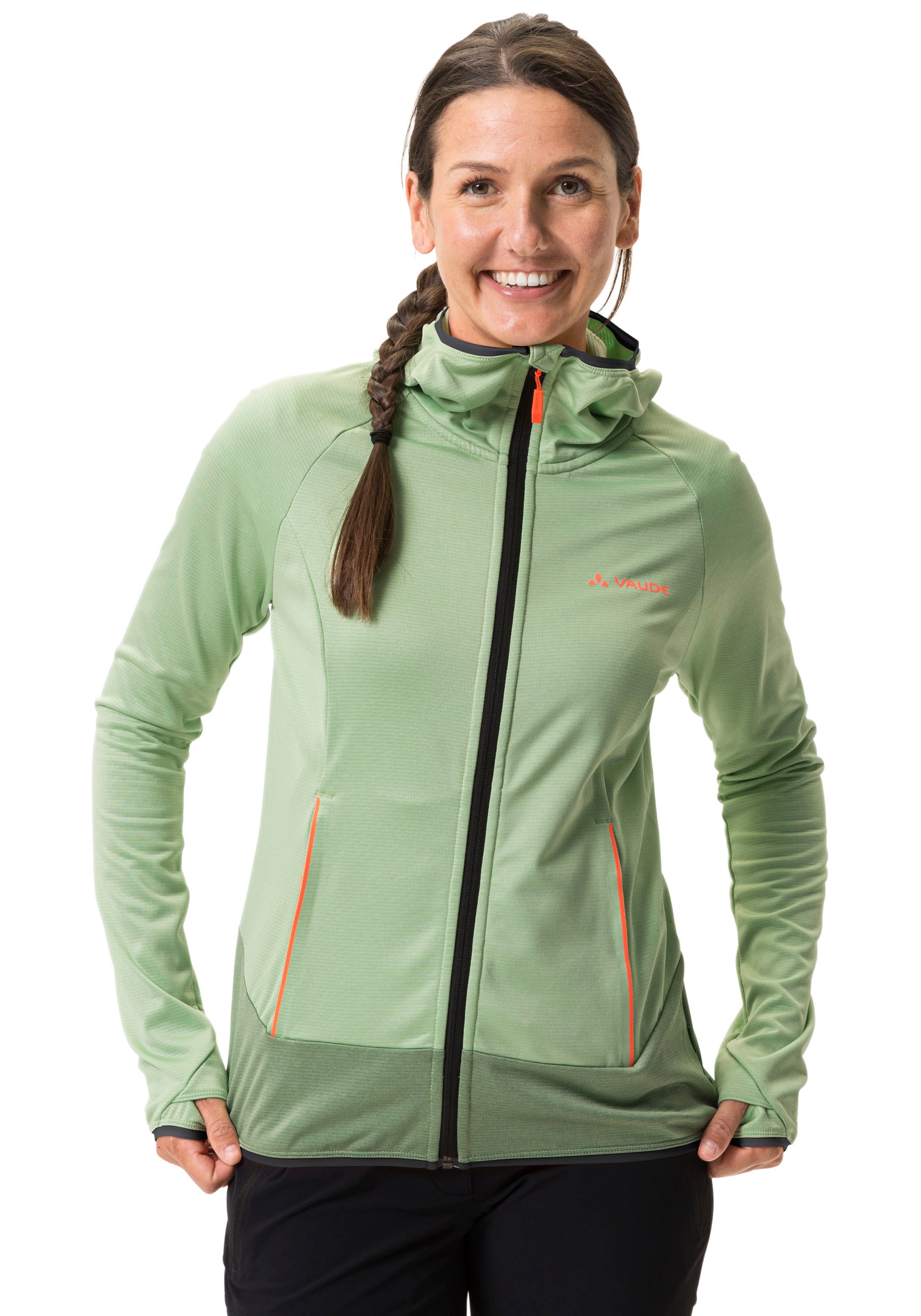 VAUDE Fleecejacke "WOMENS TEKOA FLEECE JACKET II", (1 St.), mit Kapuze günstig online kaufen