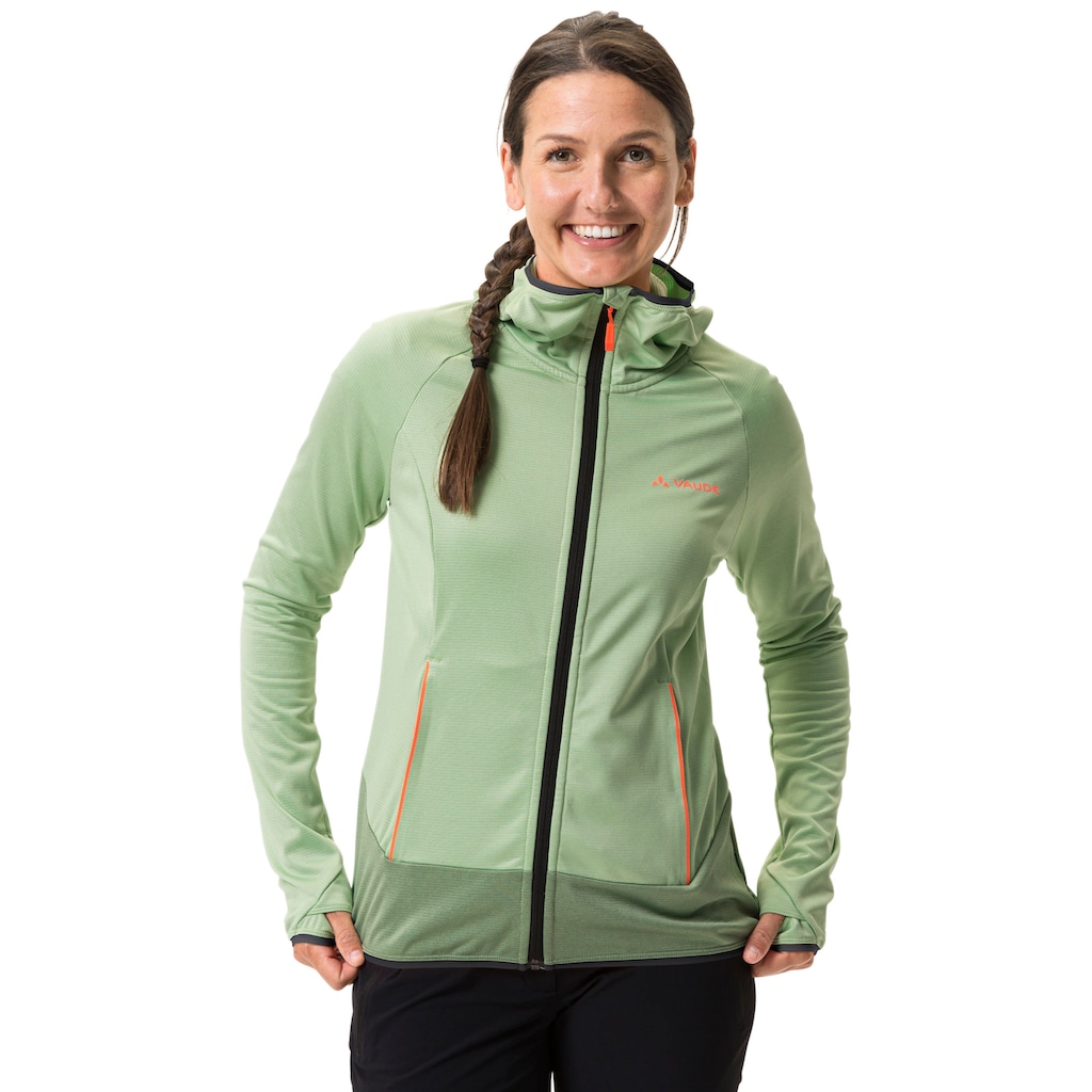 VAUDE Fleecejacke »WOMEN'S TEKOA FLEECE JACKET II«, (1 St.), mit Kapuze