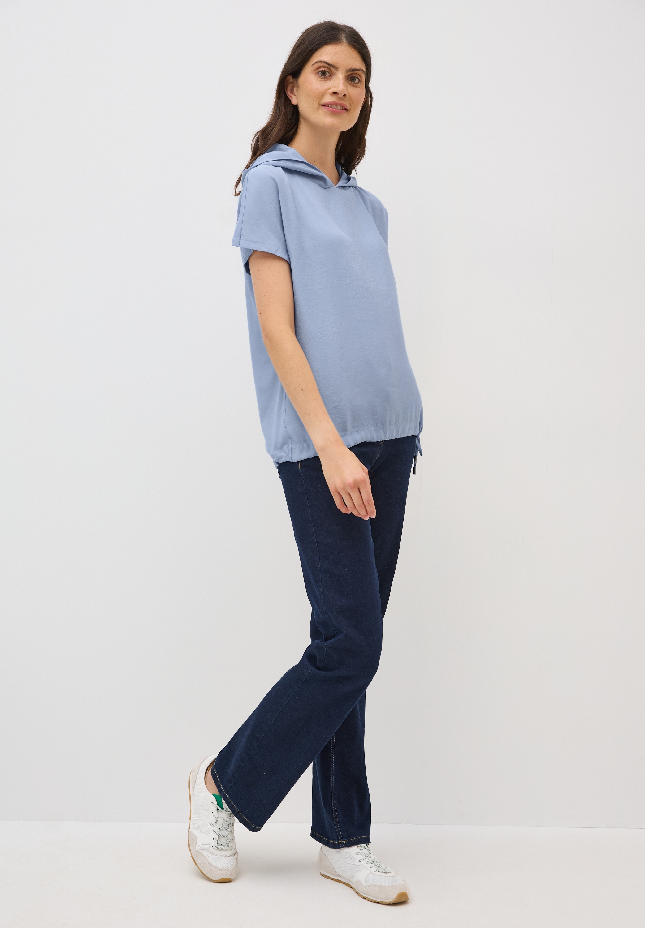 Cecil Kapuzenshirt, aus softem Materialmix