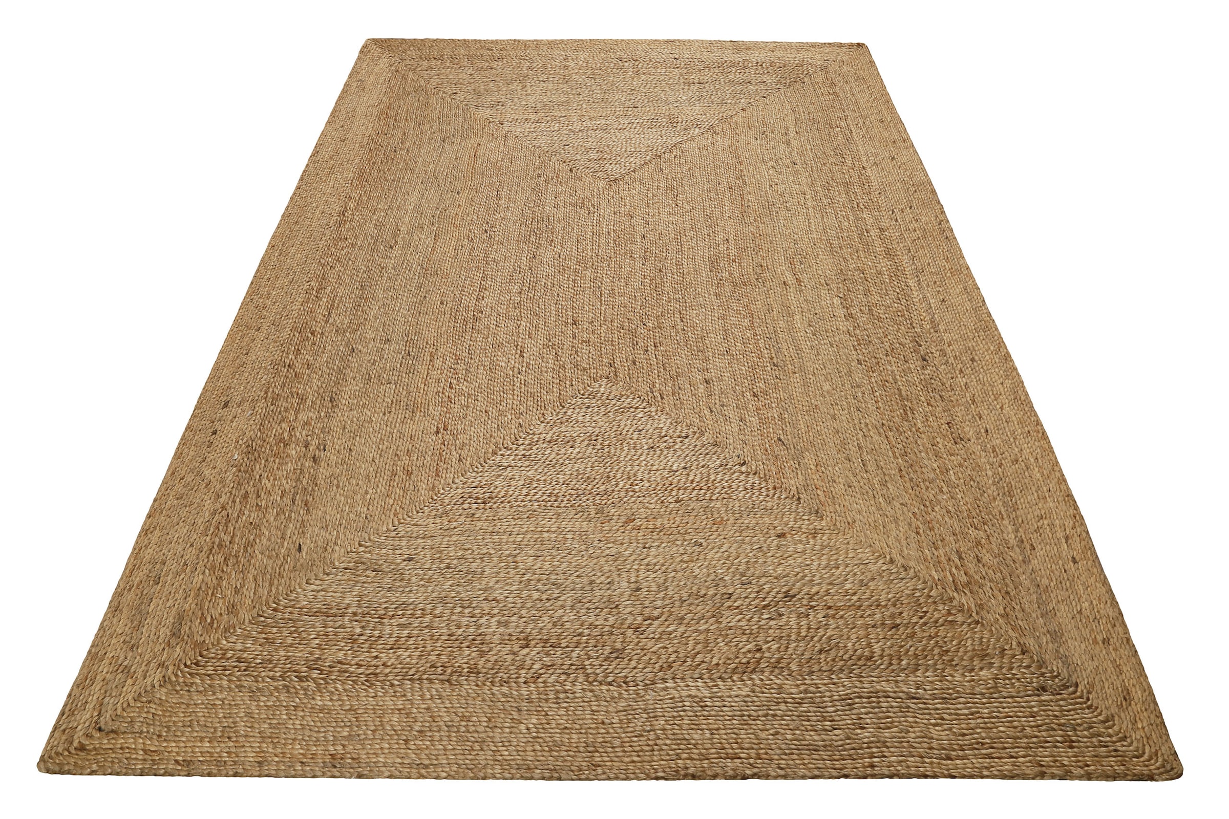 Green Looop Teppich »Collins«, rechteckig, 12 mm Höhe, handgewebt, robust, strapazierfähig, Jute, Natur, Wohnzimmer