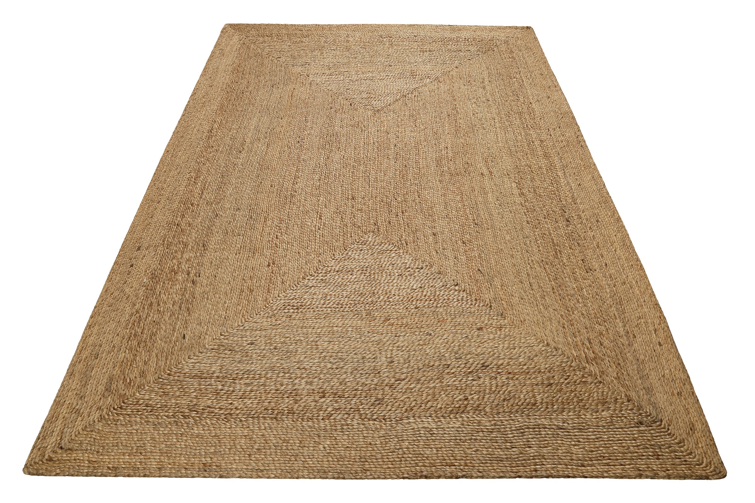 Thumbnail - Green Looop Teppich "Collins" rechteckig 12 mm Höhe handgewebt, robust, strapazierfähig, Jute, Natur, Wohnzimmer