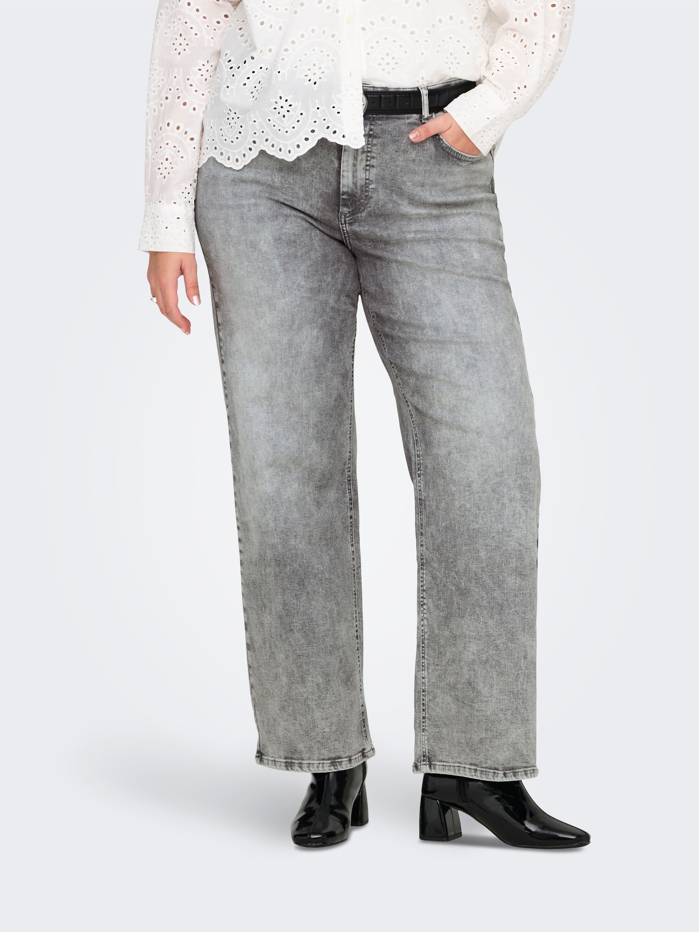 ONLY CARMAKOMA High-waist-Jeans "CARWILLY HW WIDE DNM TAI0918" günstig online kaufen