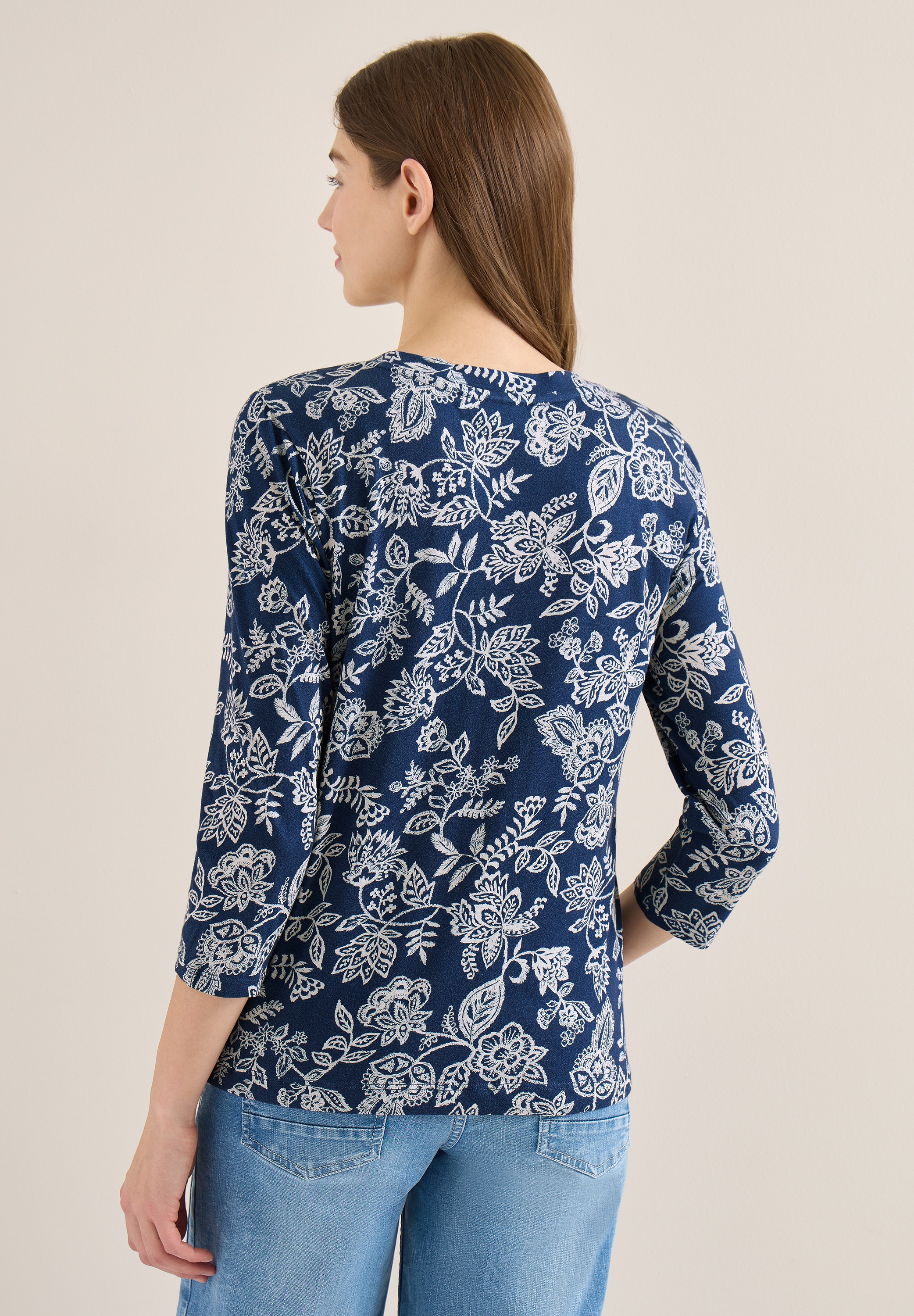 Cecil Langarmshirt im soften Baumwoll-Mix günstig online kaufen