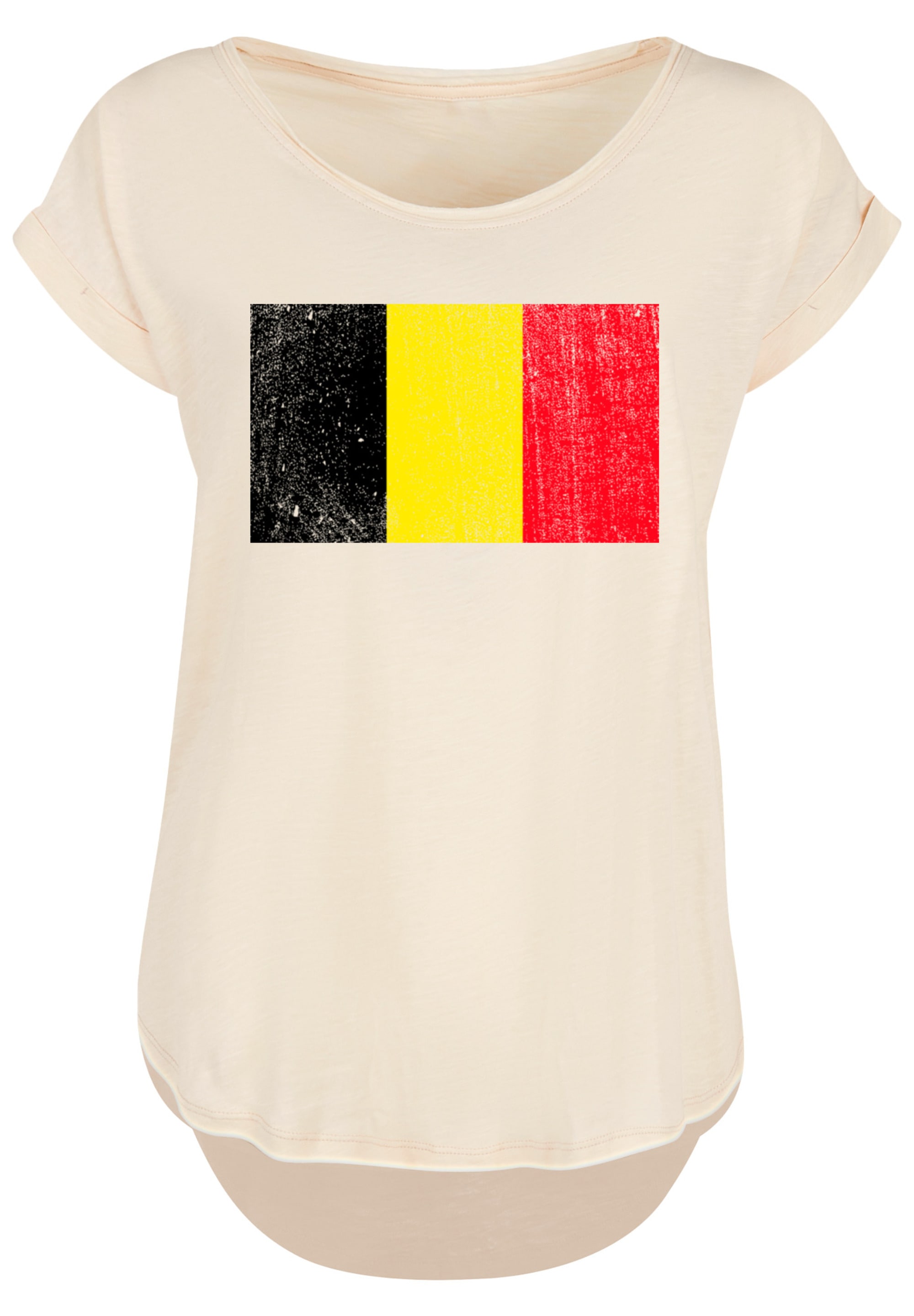 F4NT4STIC T-Shirt »Belgium Belgien Flagge«, Print