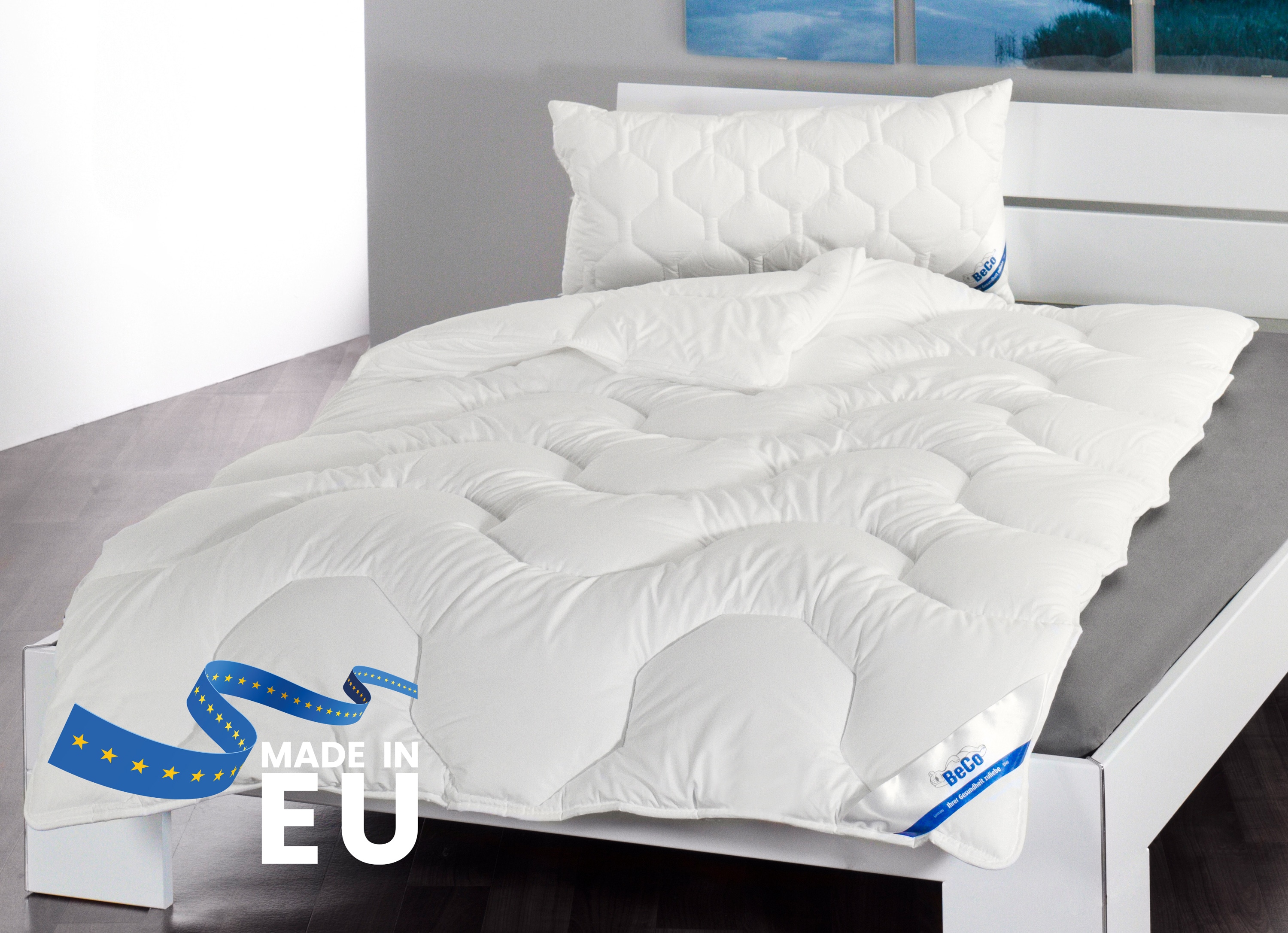 Beco Microfaserbettdecke "Wellness XXL, kuschelig dicke Winterdecken" polarwarm Füllung Polyester 1 Stk. tlg. in den Größen 135x200 6 155x220 cm. Hergestellt in EU