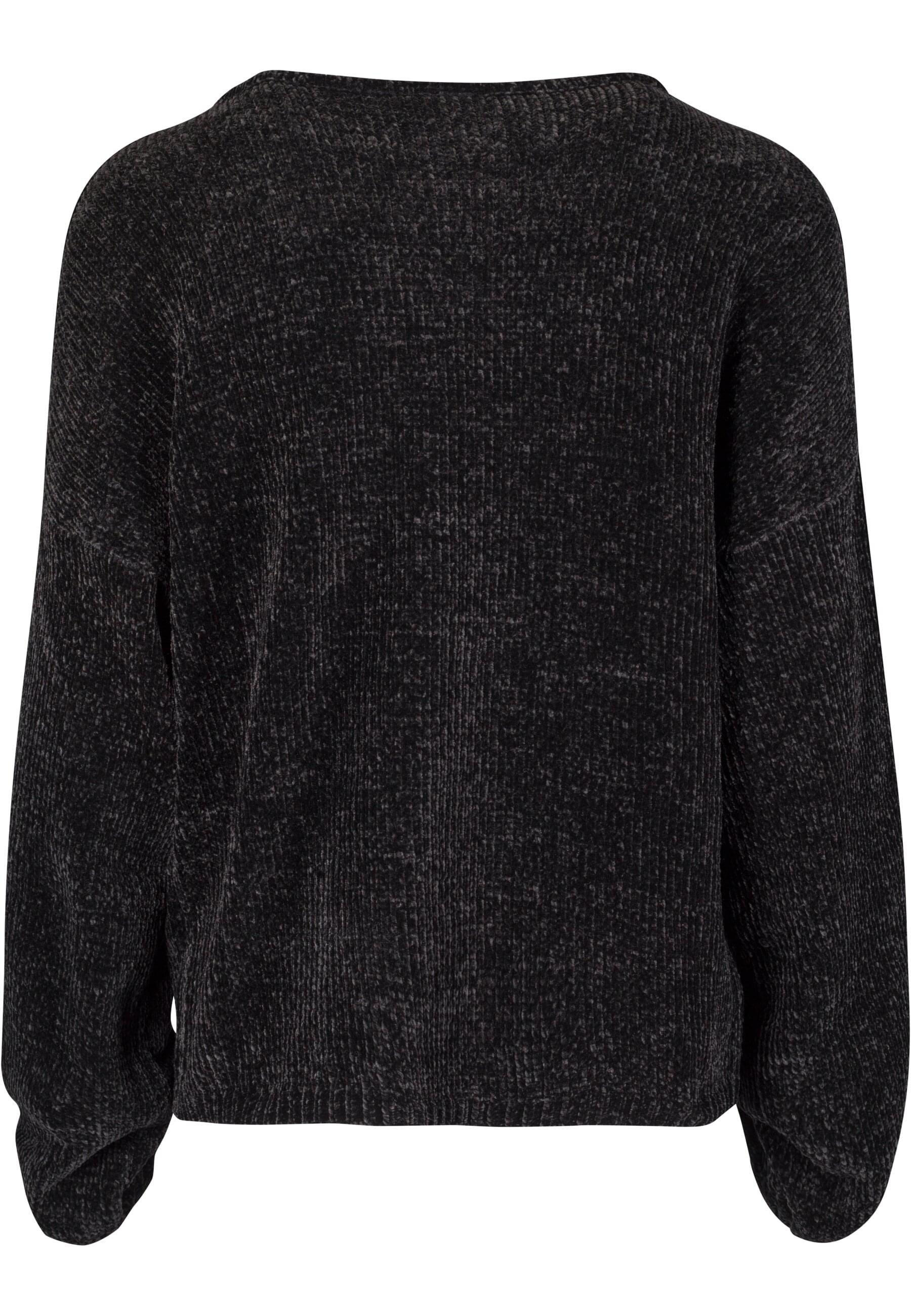 URBAN CLASSICS Rundhalspullover »Urban Classics Damen Ladies Oversize Chenille Sweater«, (1 tlg.)