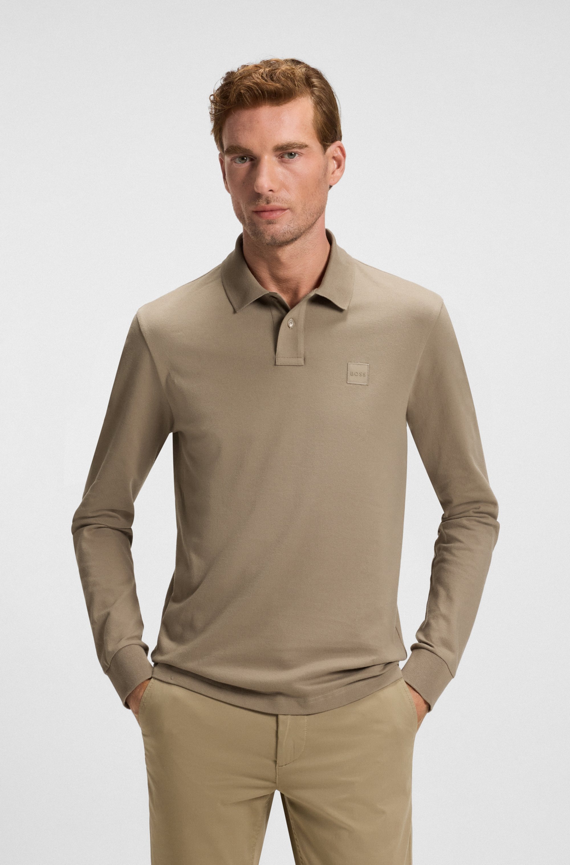 BOSS ORANGE Poloshirt "Passerby", mit BOSS-Logobadge günstig online kaufen