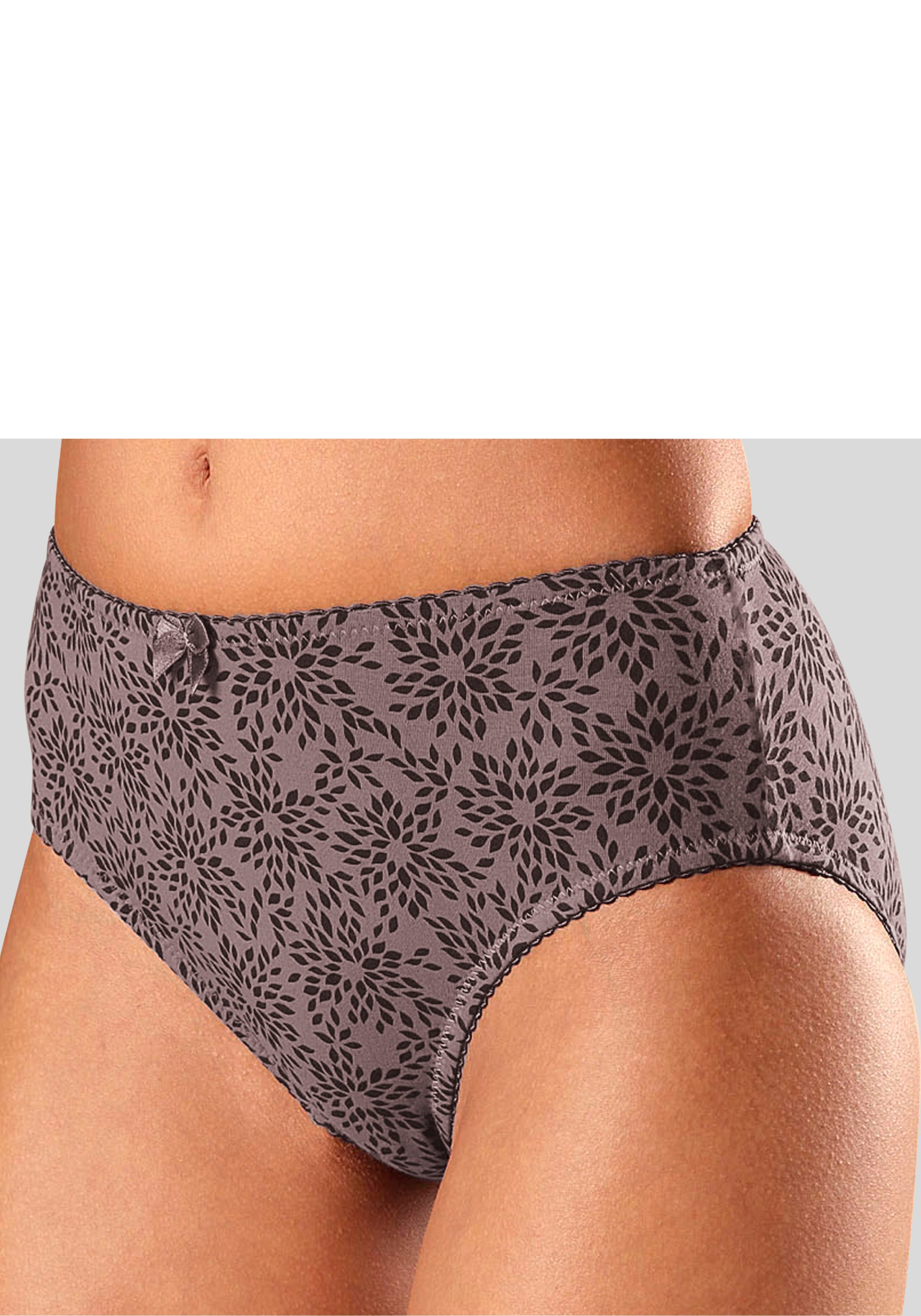 Nuance by Lascana Slip hoch geschnittener Slip, aus Baumwolle, als Wäsche-Set kombinierbar